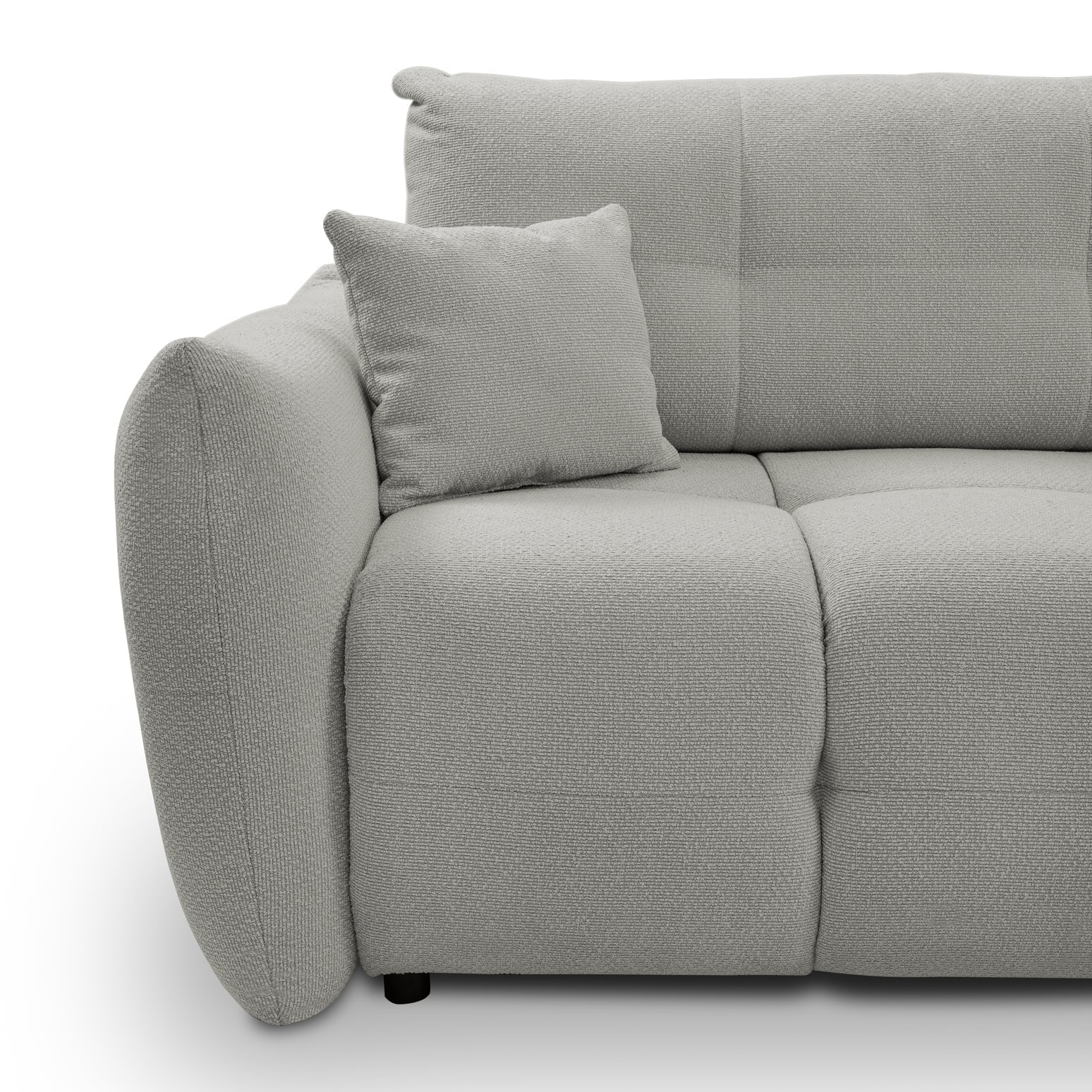 Lask BASE Corner Sofa with Sleeping Function – 257 x 177 cm – Left or Right Configuration