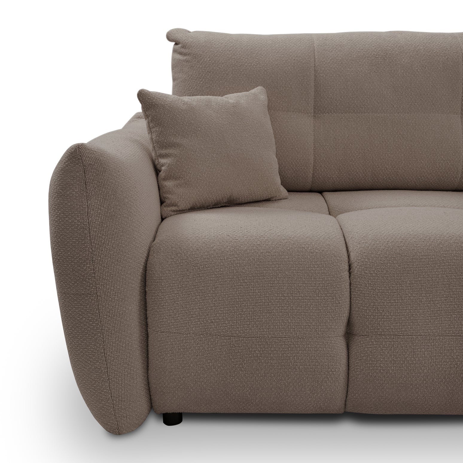 Lask BASE Corner Sofa with Sleeping Function – 257 x 177 cm – Left or Right Configuration