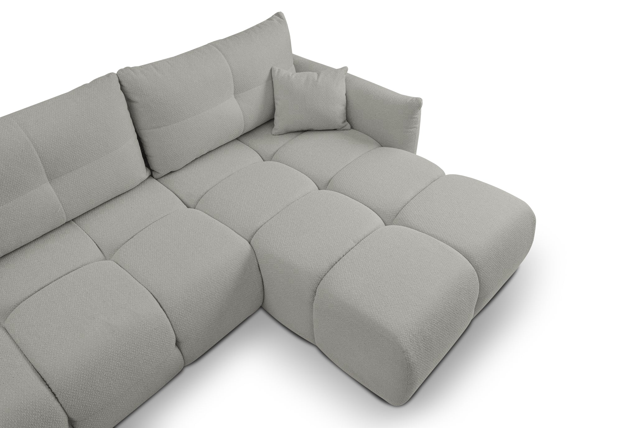 Lask BASE Corner Sofa with Sleeping Function – 257 x 177 cm – Left or Right Configuration
