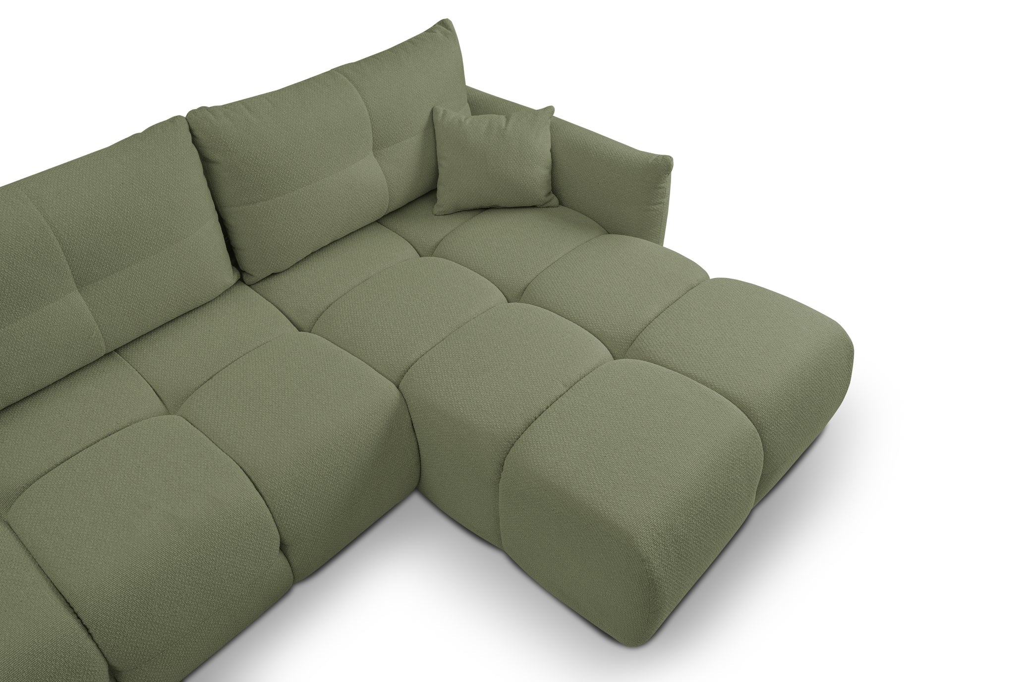 Lask BASE Corner Sofa with Sleeping Function – 257 x 177 cm – Left or Right Configuration