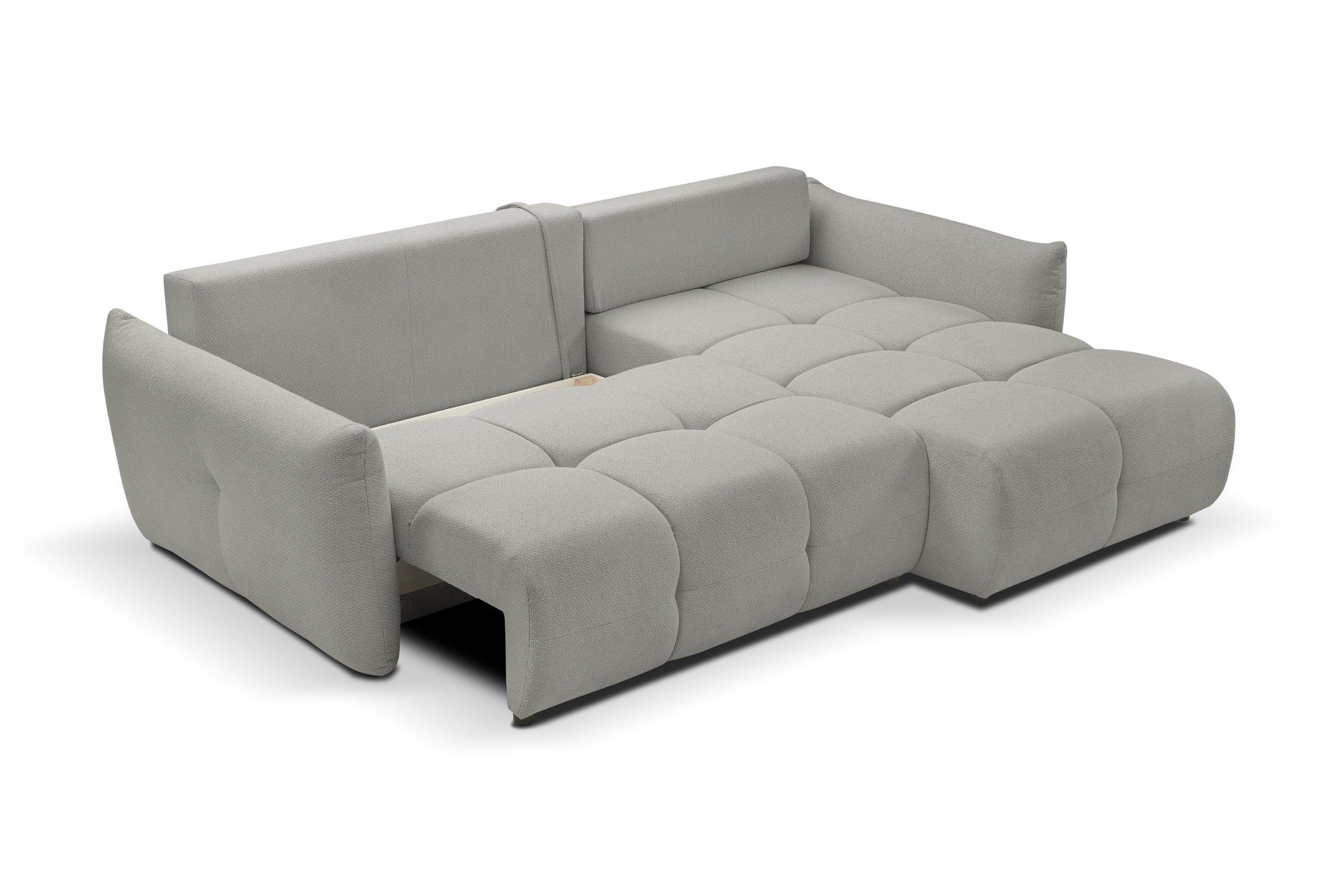 Lask BASE Corner Sofa with Sleeping Function – 257 x 177 cm – Left or Right Configuration