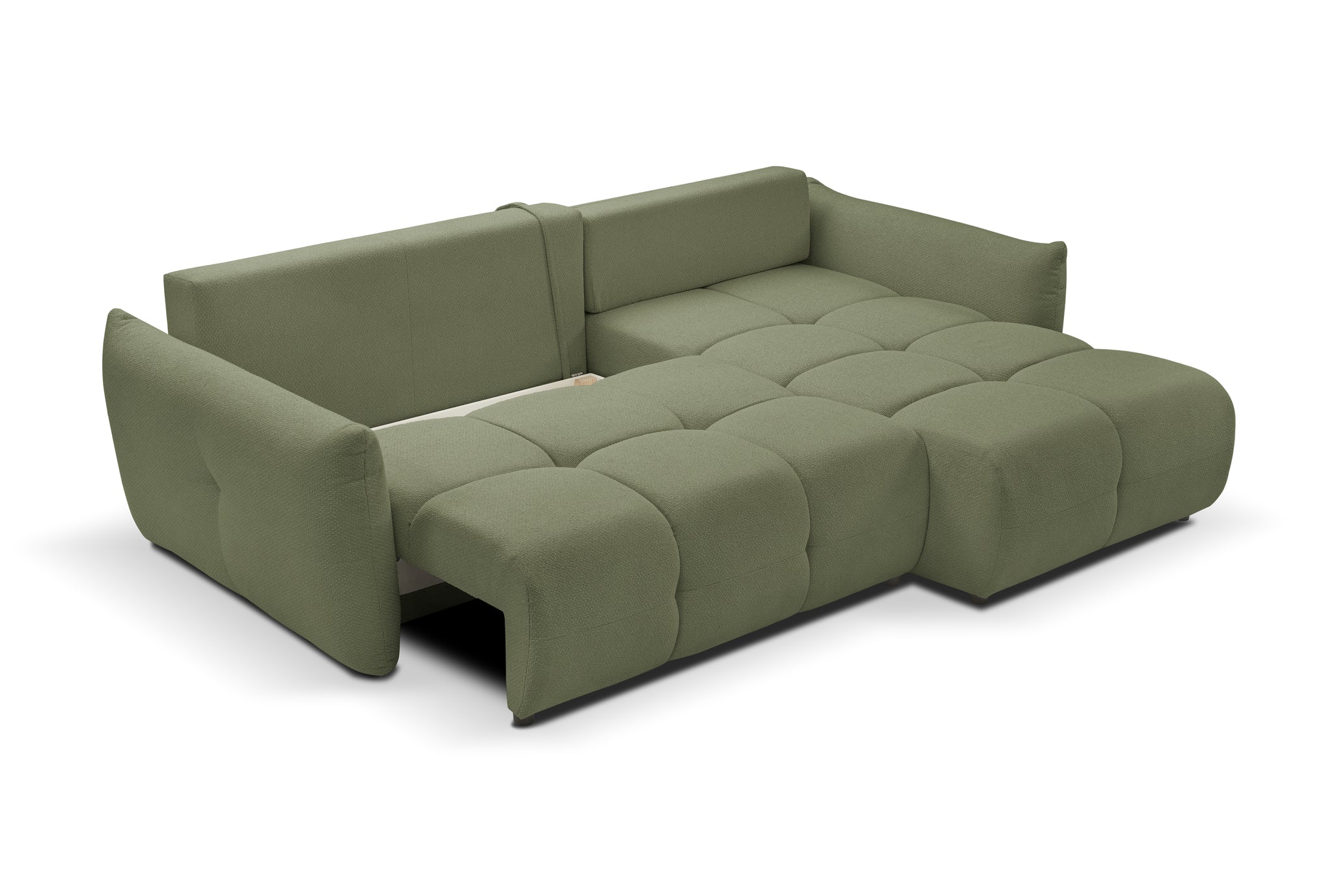 Lask BASE Corner Sofa with Sleeping Function – 257 x 177 cm – Left or Right Configuration