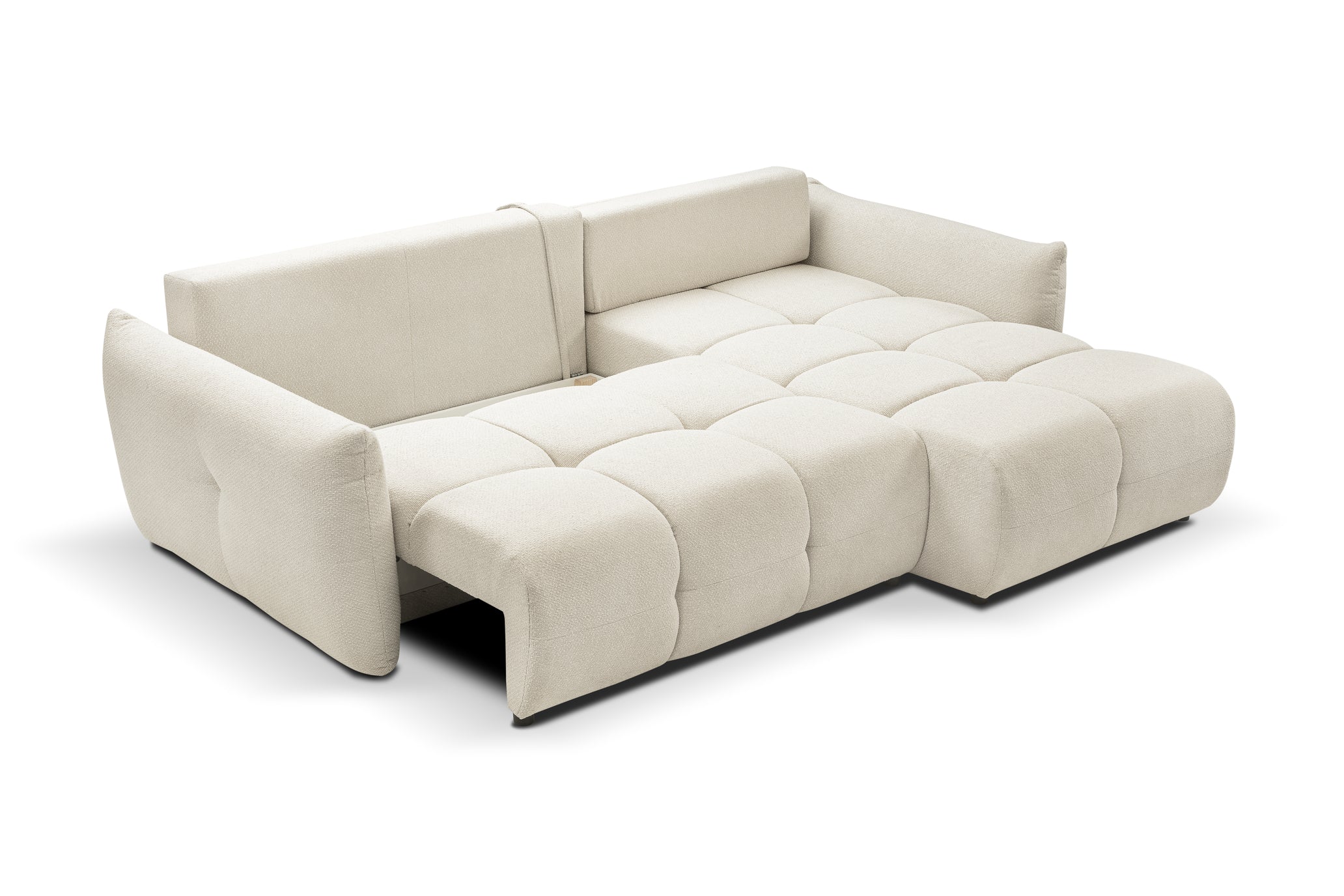 Lask BASE Corner Sofa with Sleeping Function – 257 x 177 cm – Left or Right Configuration