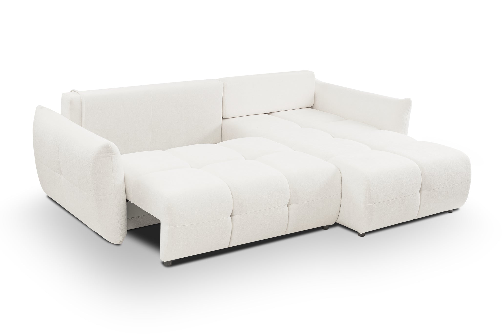 Lask BASE Corner Sofa with Sleeping Function – 257 x 177 cm – Left or Right Configuration