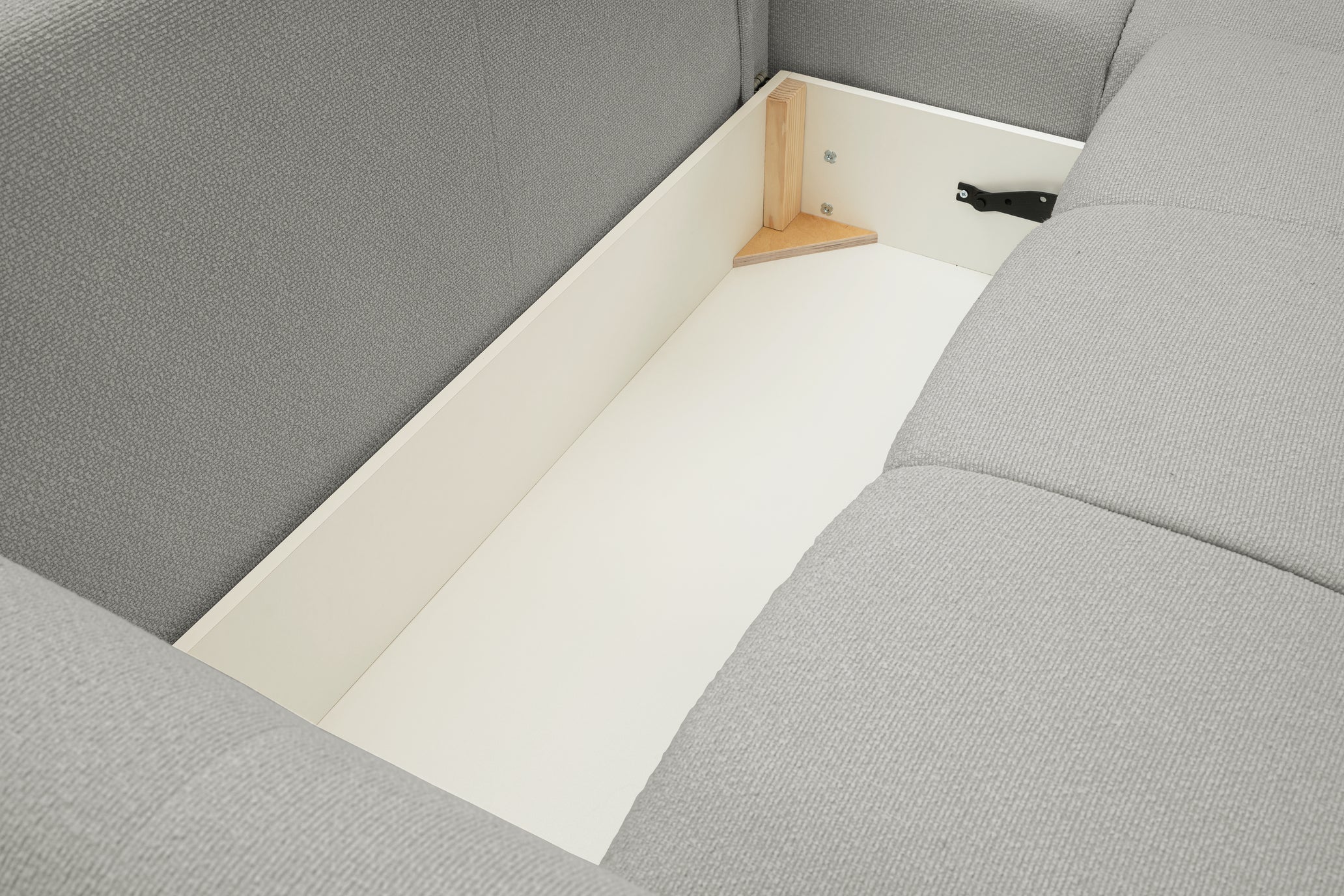 Lask BASE Corner Sofa with Sleeping Function – 257 x 177 cm – Left or Right Configuration