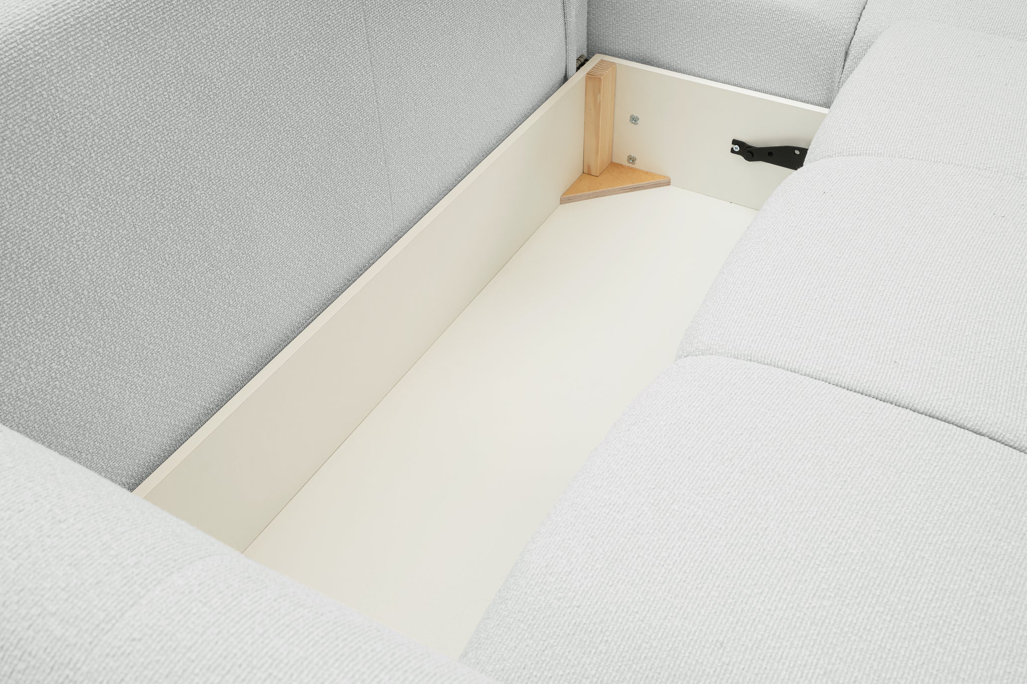 Lask BASE Corner Sofa with Sleeping Function – 257 x 177 cm – Left or Right Configuration