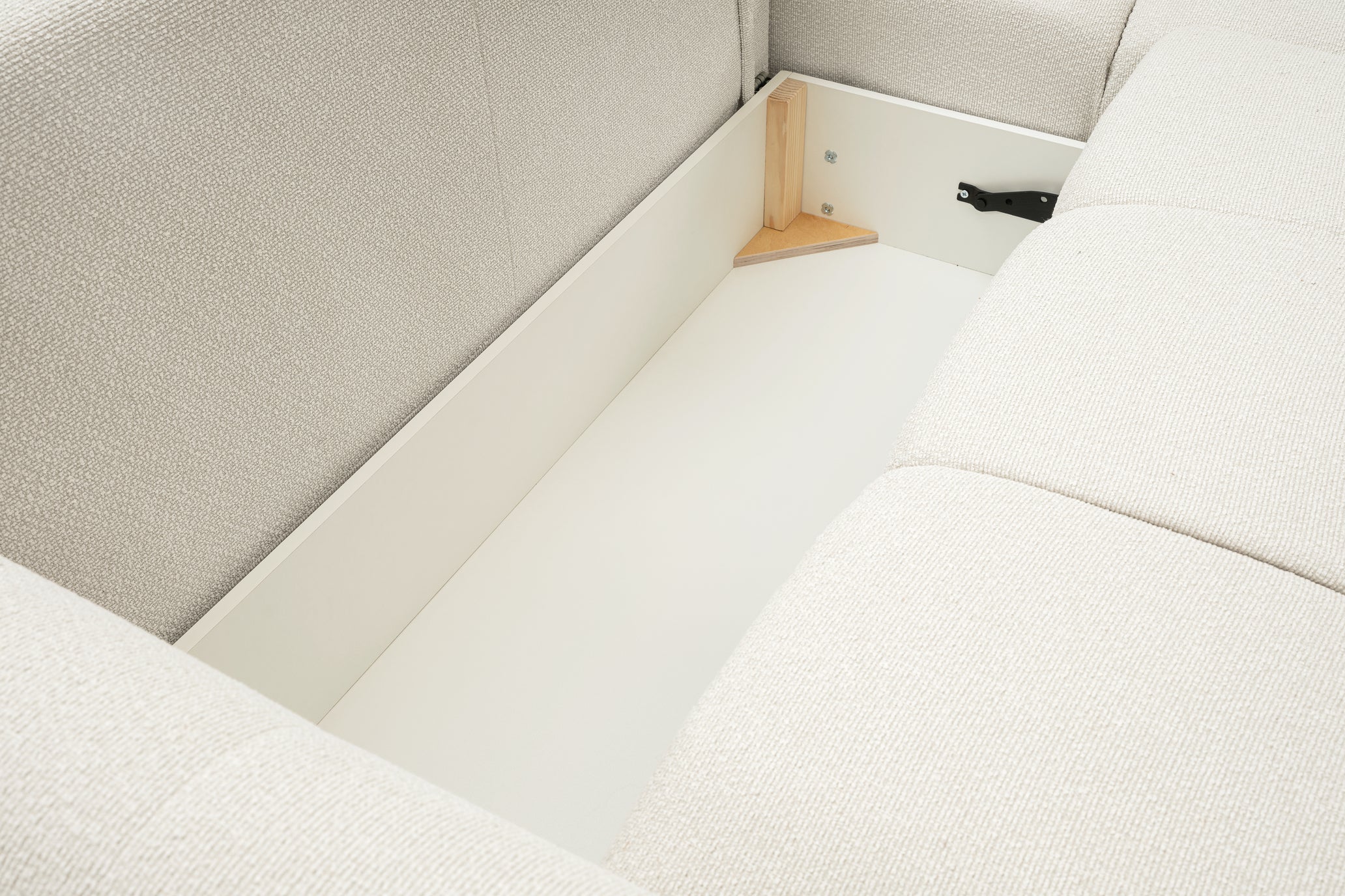 Lask BASE Corner Sofa with Sleeping Function – 257 x 177 cm – Left or Right Configuration