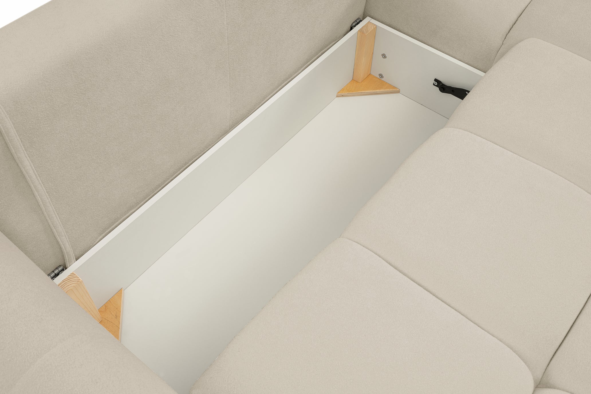 Lask BASE Corner Sofa with Sleeping Function – 257 x 177 cm – Left or Right Configuration