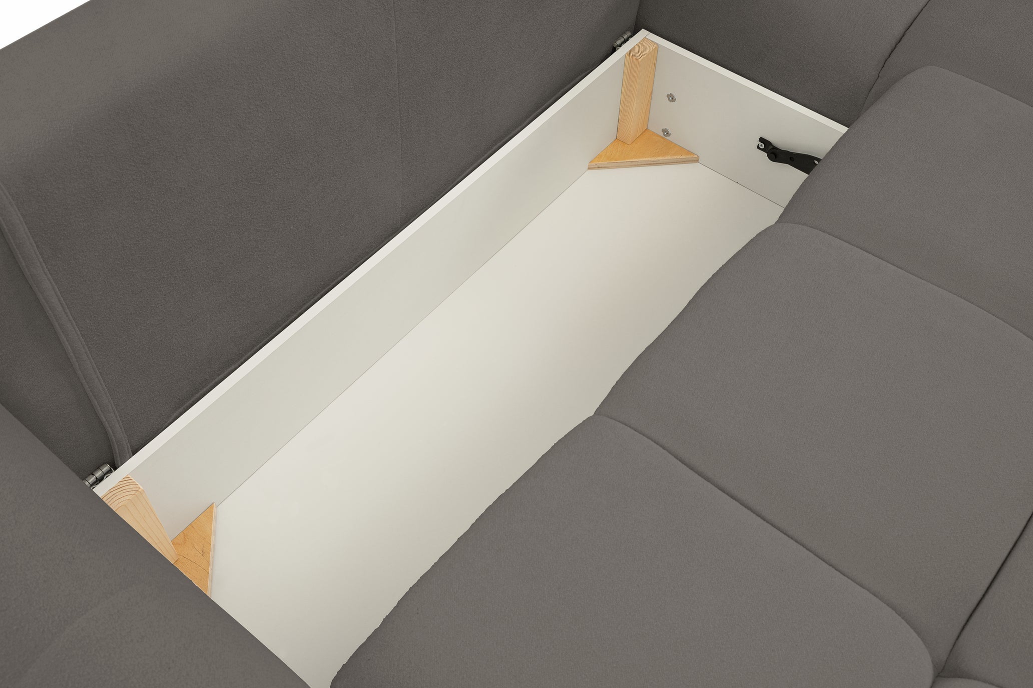 Lask BASE Corner Sofa with Sleeping Function – 257 x 177 cm – Left or Right Configuration