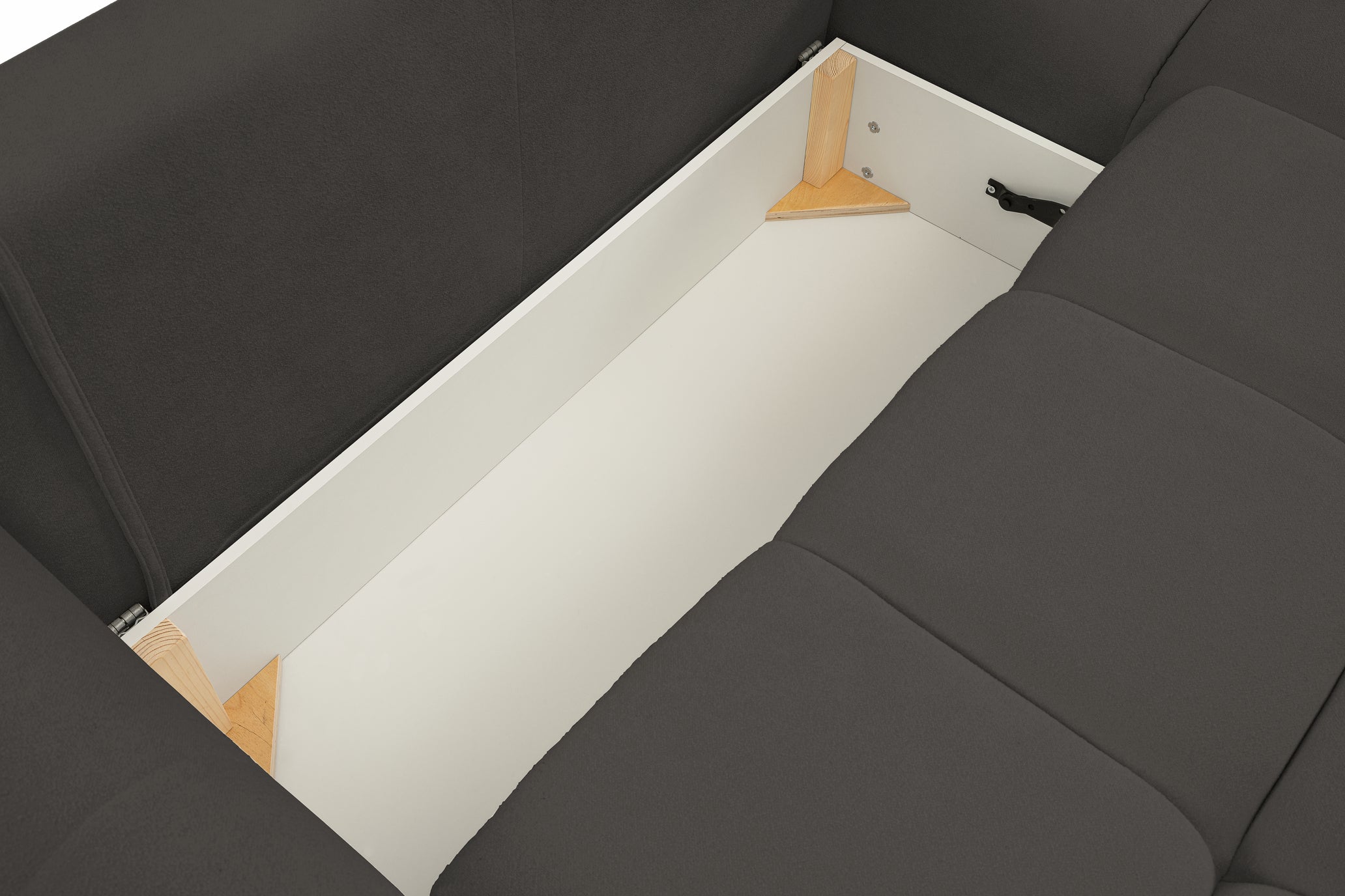 Lask BASE Corner Sofa with Sleeping Function – 257 x 177 cm – Left or Right Configuration