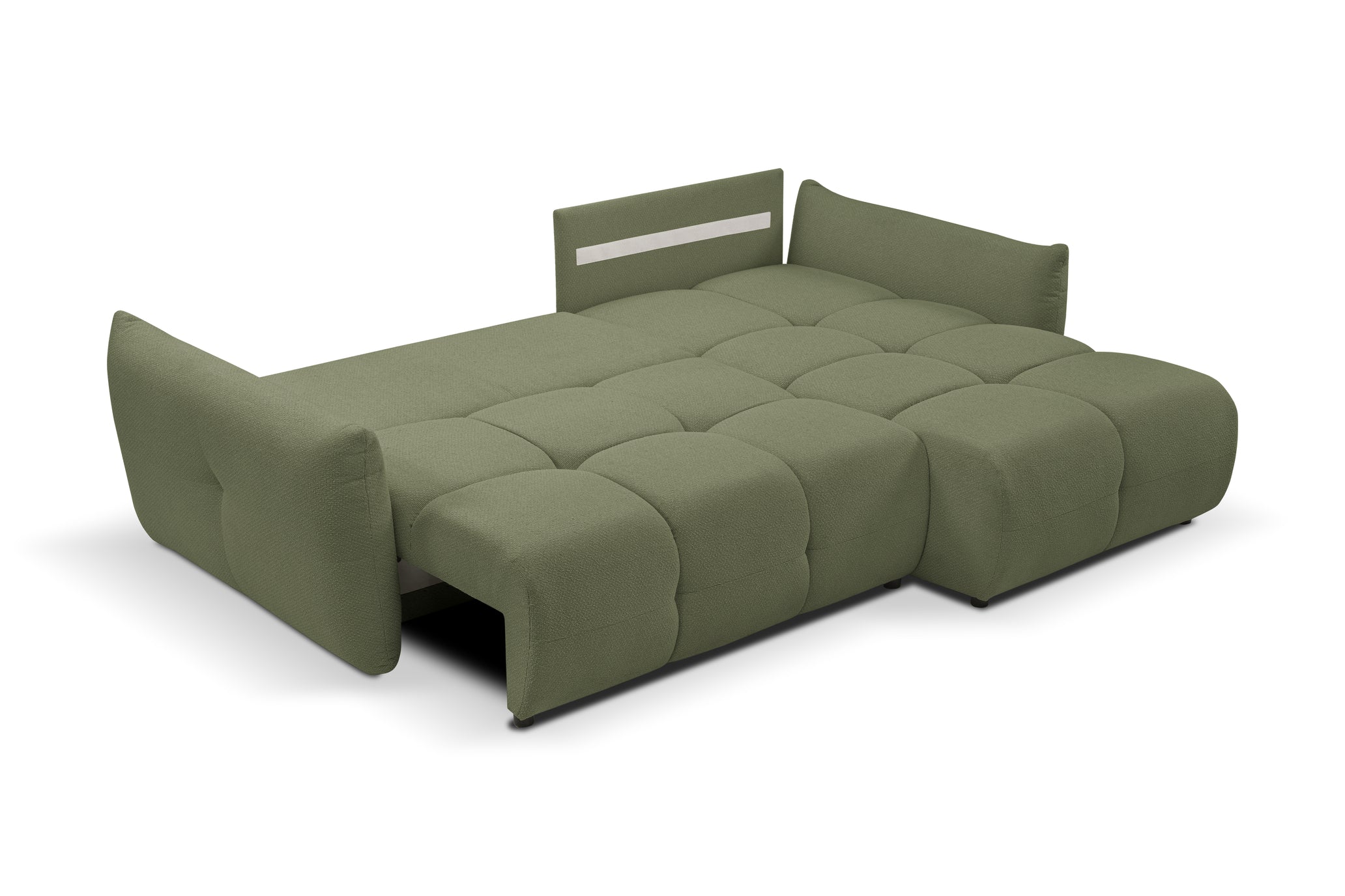 Lask BASE Corner Sofa with Sleeping Function – 257 x 177 cm – Left or Right Configuration