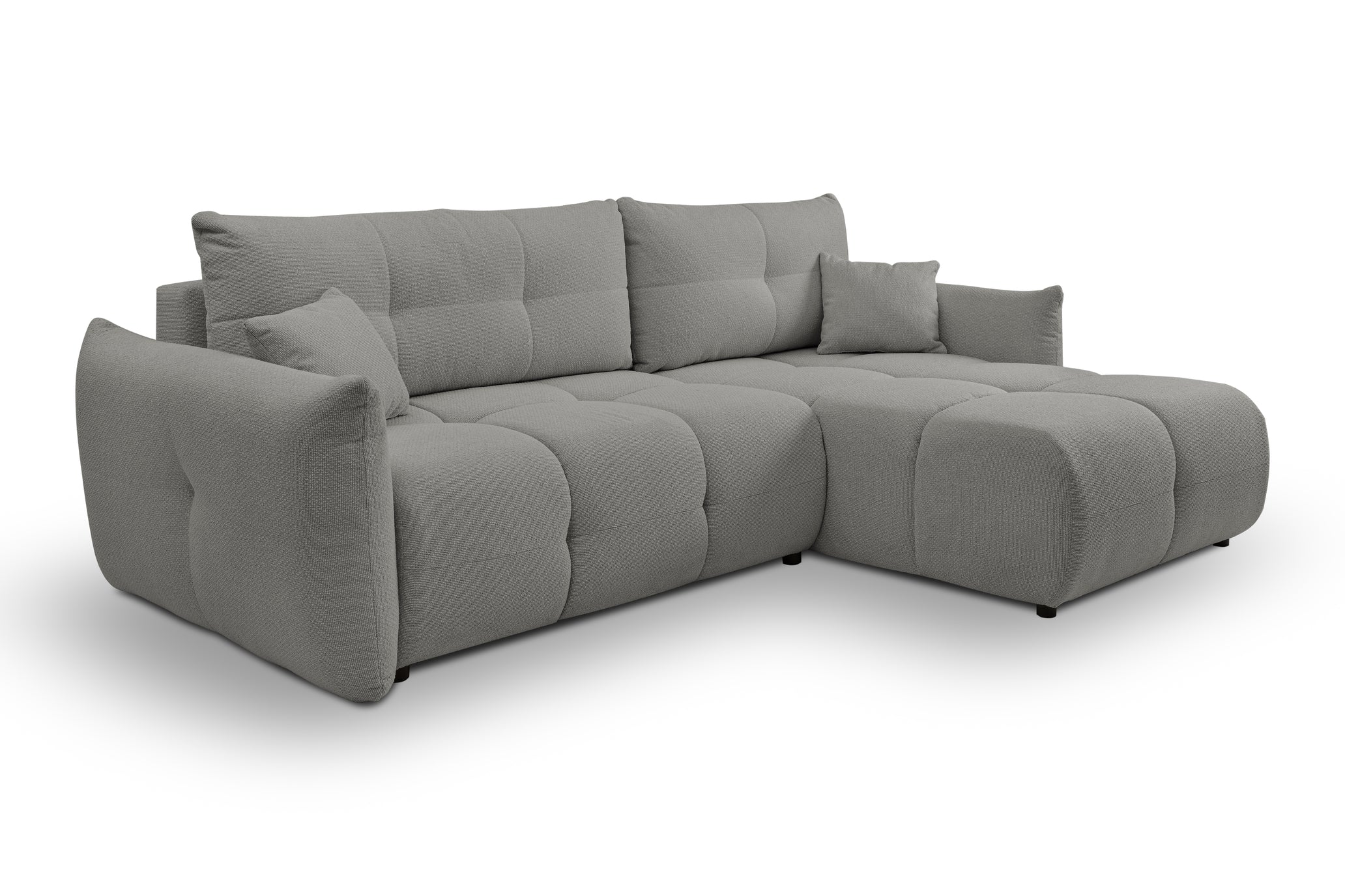 Lask BASE Corner Sofa with Sleeping Function – 257 x 177 cm – Left or Right Configuration
