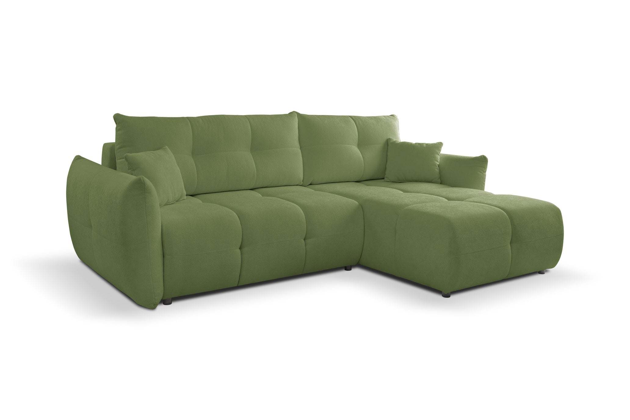 Lask BASE Corner Sofa with Sleeping Function – 257 x 177 cm – Left or Right Configuration