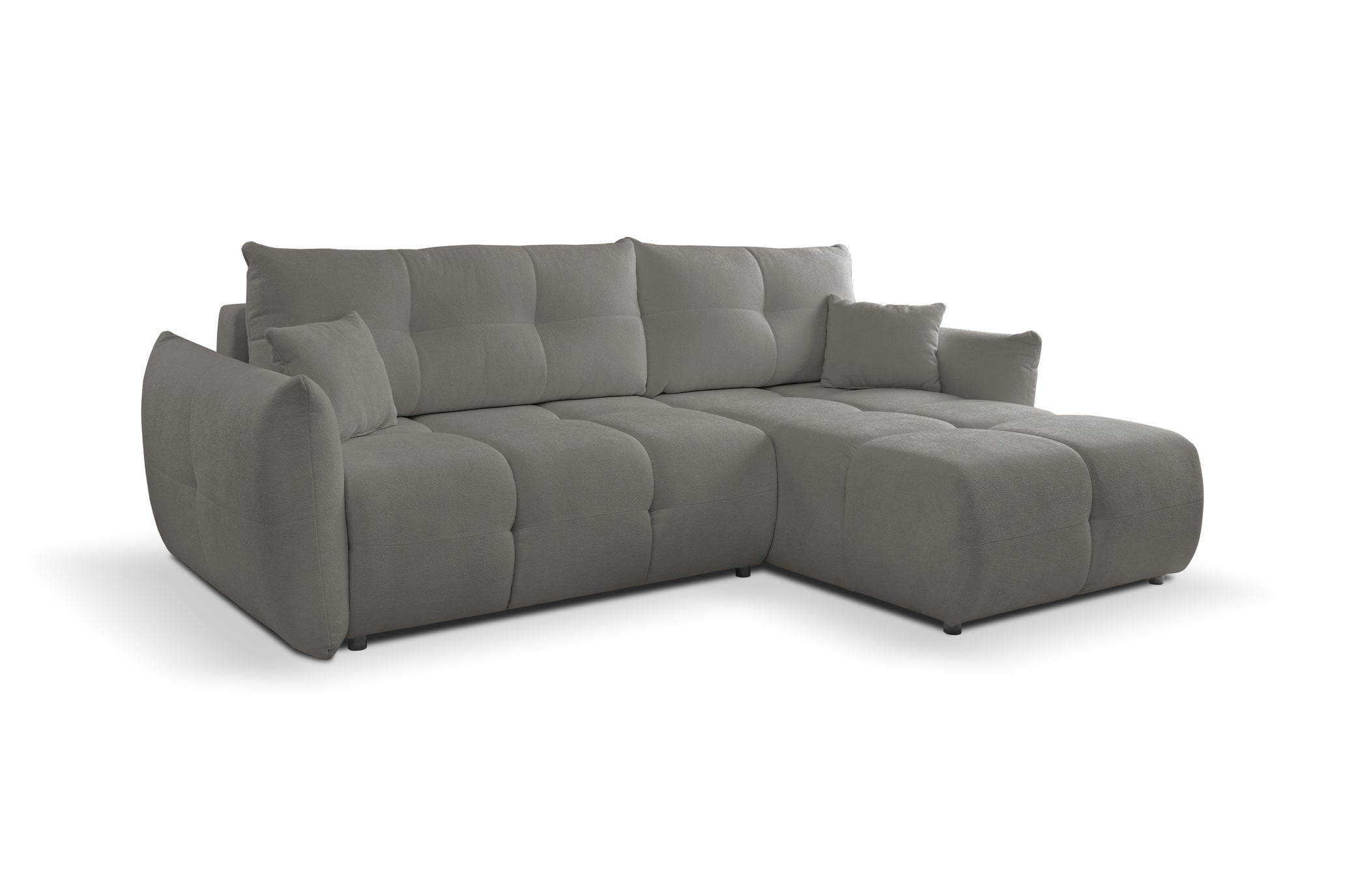 Lask BASE Corner Sofa with Sleeping Function – 257 x 177 cm – Left or Right Configuration