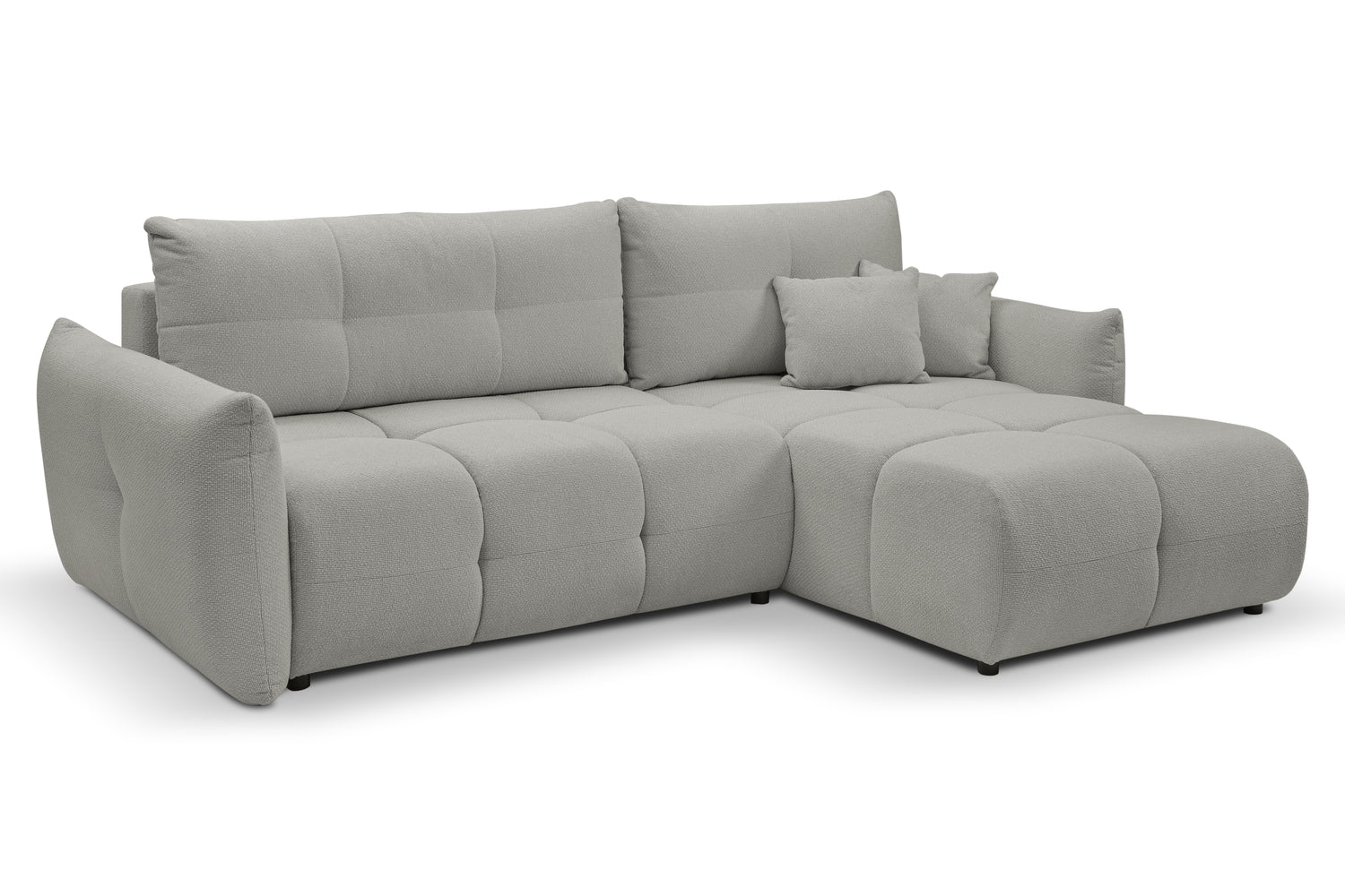 Lask BASE Corner Sofa with Sleeping Function – 257 x 177 cm – Left or Right Configuration