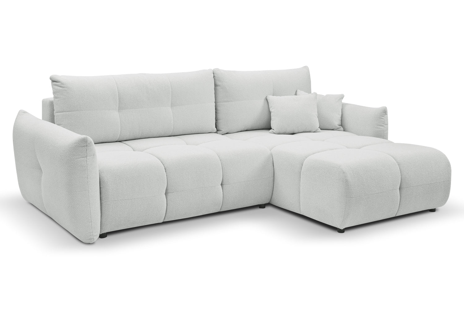Lask BASE Corner Sofa with Sleeping Function – 257 x 177 cm – Left or Right Configuration