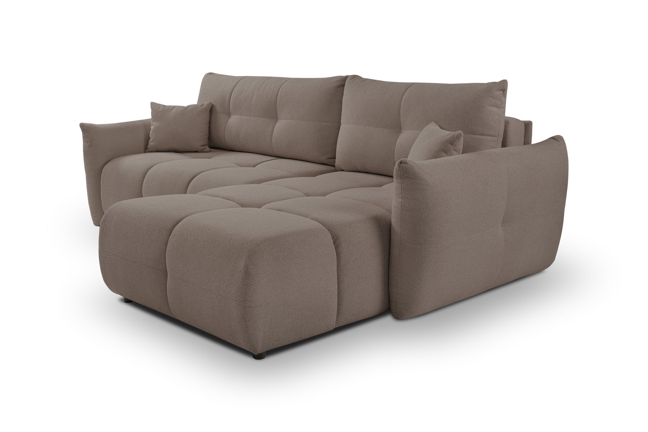 Lask BASE Corner Sofa with Sleeping Function – 257 x 177 cm – Left or Right Configuration