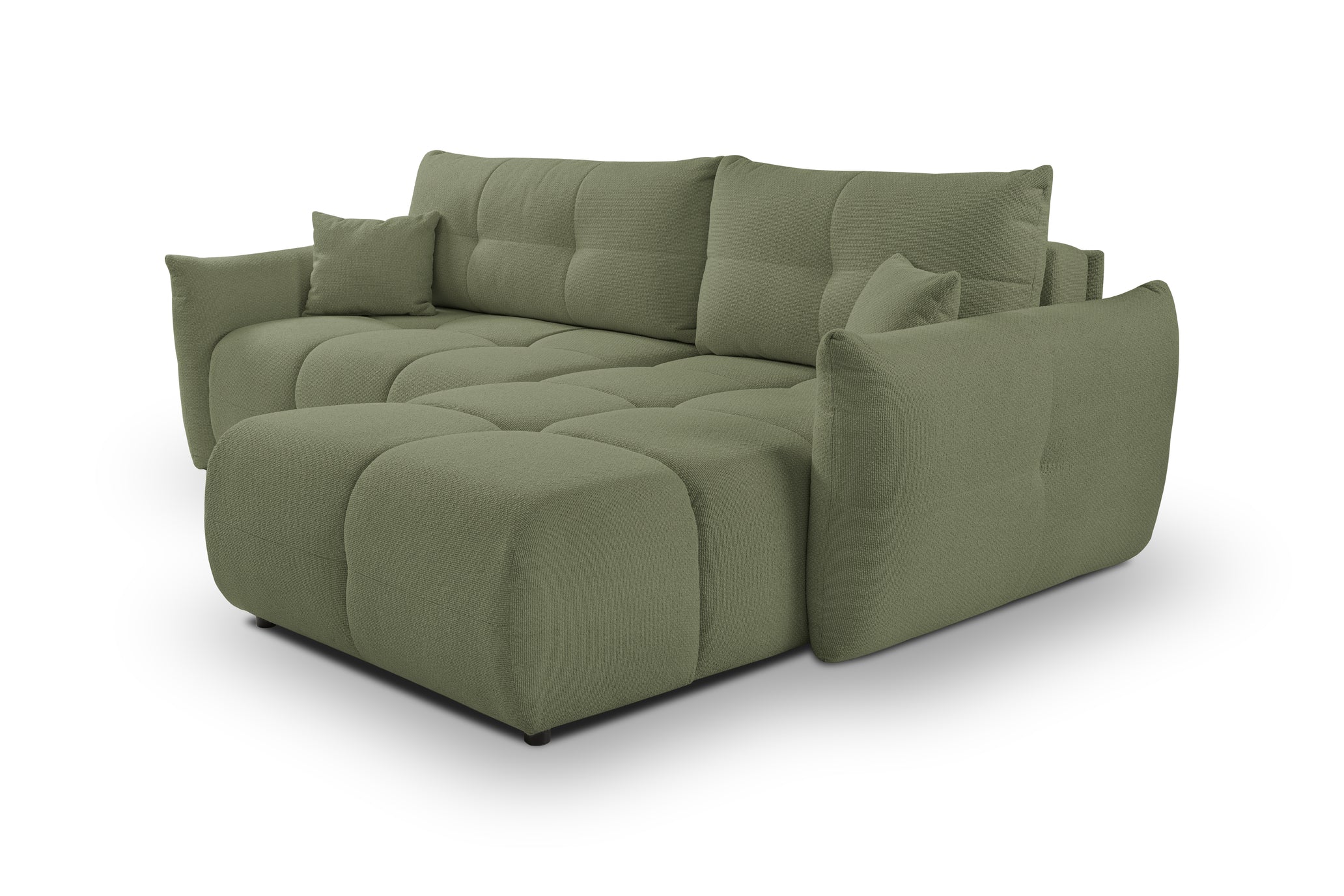 Lask BASE Corner Sofa with Sleeping Function – 257 x 177 cm – Left or Right Configuration