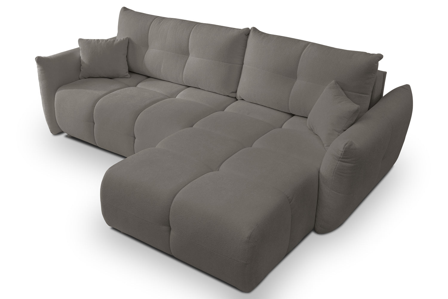 Lask BASE Corner Sofa with Sleeping Function – 257 x 177 cm – Left or Right Configuration