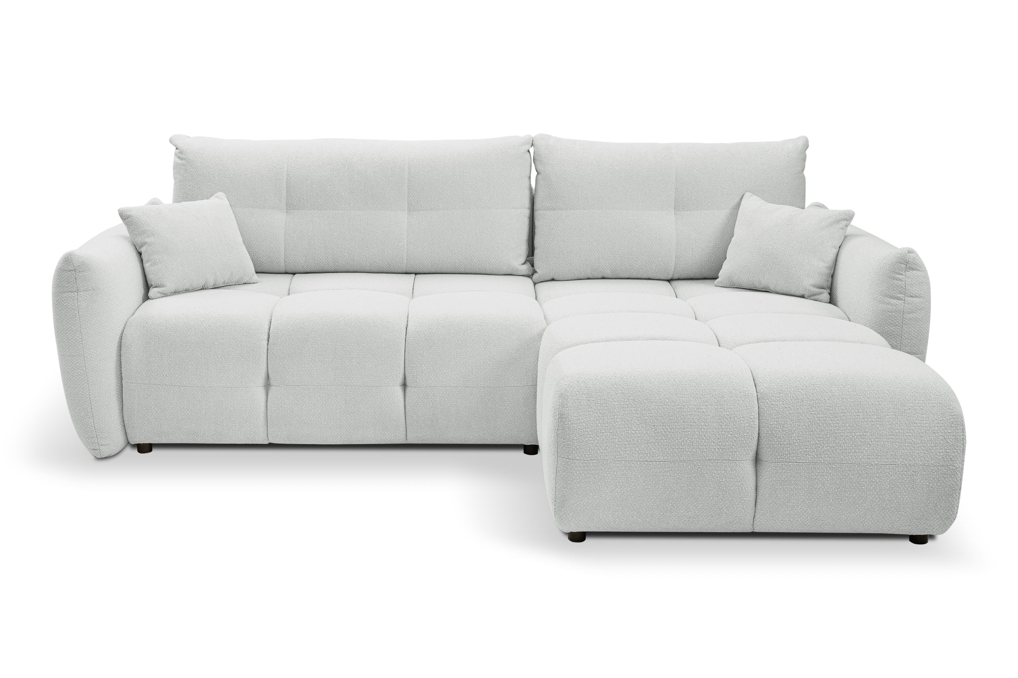 Lask BASE Corner Sofa with Sleeping Function – 257 x 177 cm – Left or Right Configuration
