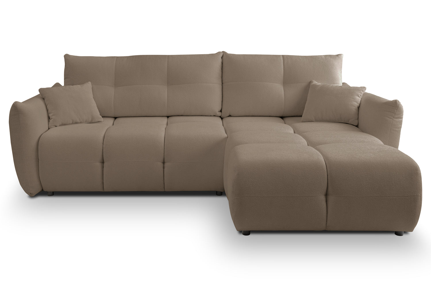 Lask BASE Corner Sofa with Sleeping Function – 257 x 177 cm – Left or Right Configuration