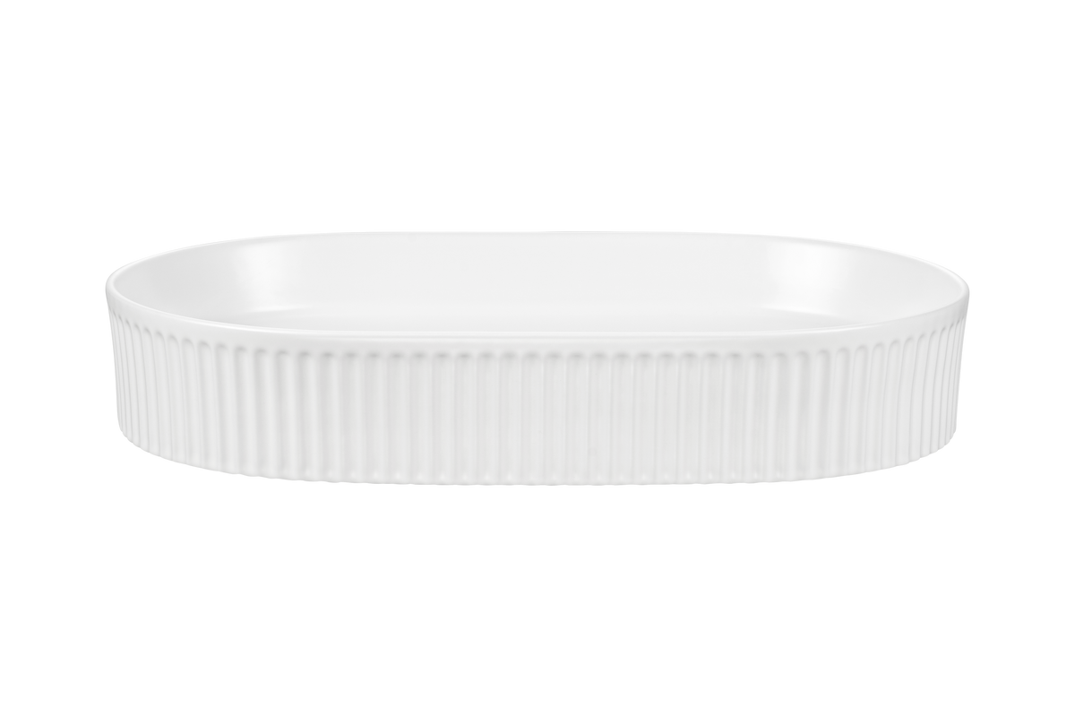 Beyond 3 White Gloss Aufsatzwaschbecken – Keramik, 56 cm