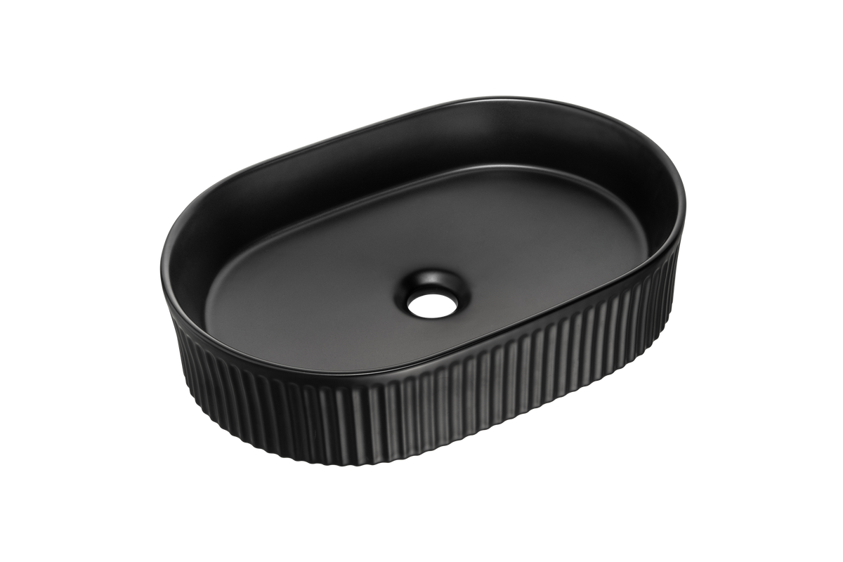 Beyond 5 Waschbecken Schwarz Matt – Keramik, 48 cm