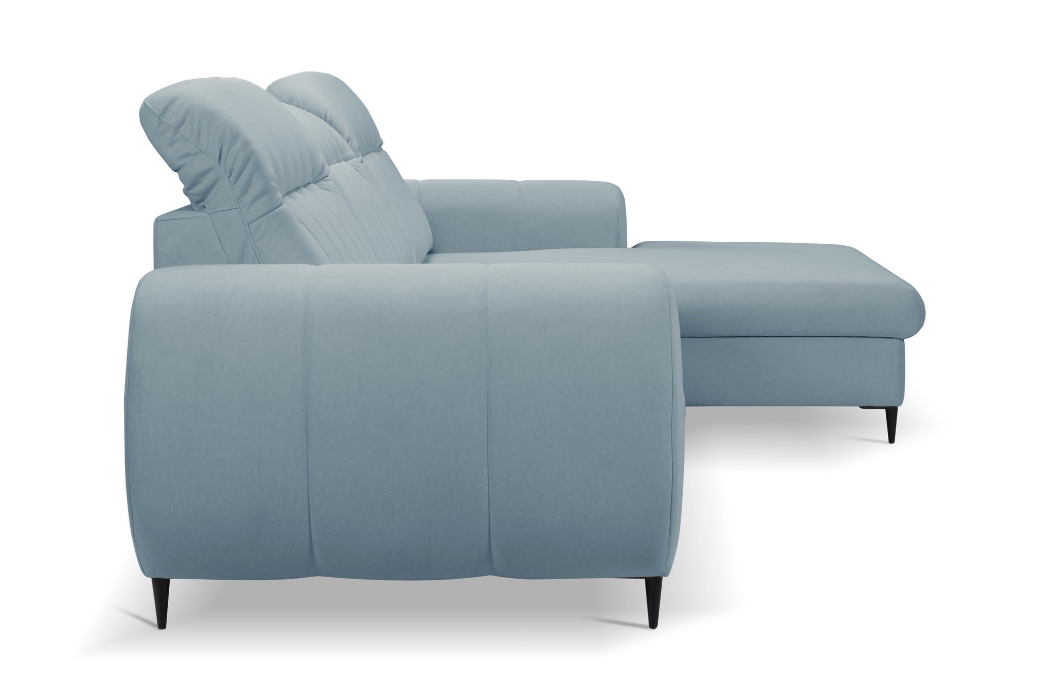 Lask BIANCO Corner Sofa with Sleeping Function – 275 x 166 cm – Left or Right Configuration