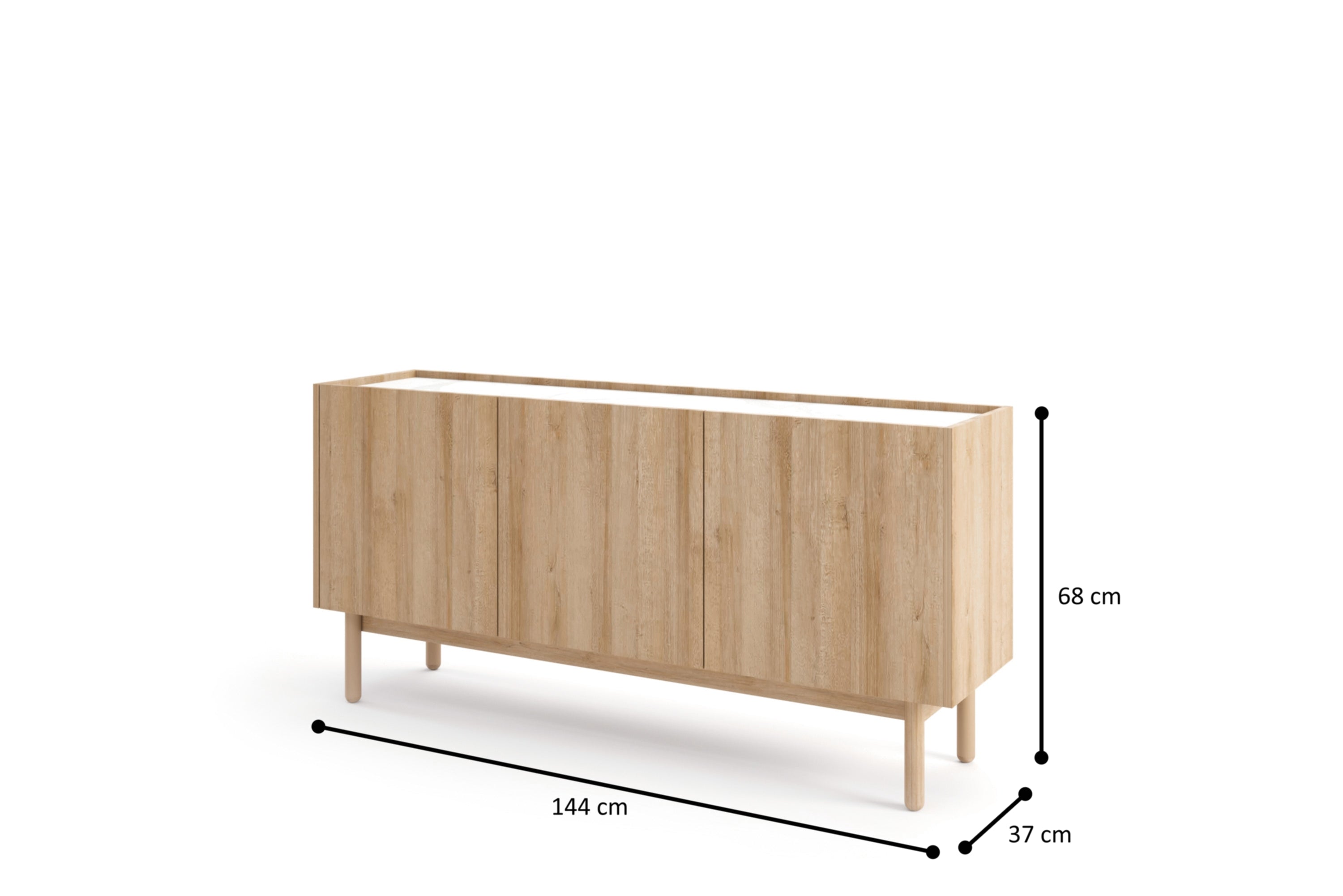 PI Boho K144/68 Sideboard – Riviera Eiche