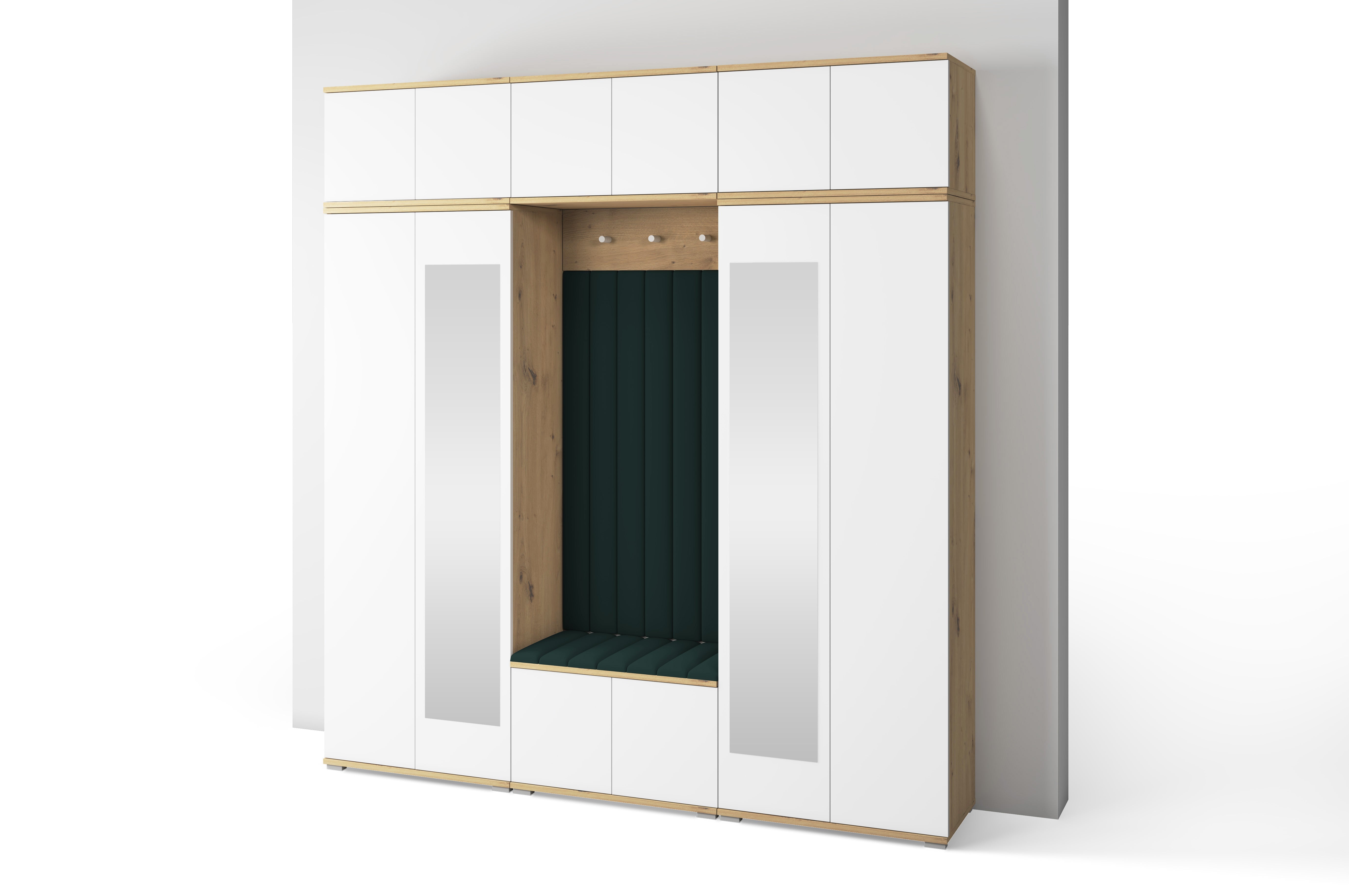 PK Sevilla 10 Hallway Wardrobe -Upholstered Panels in Various Colours