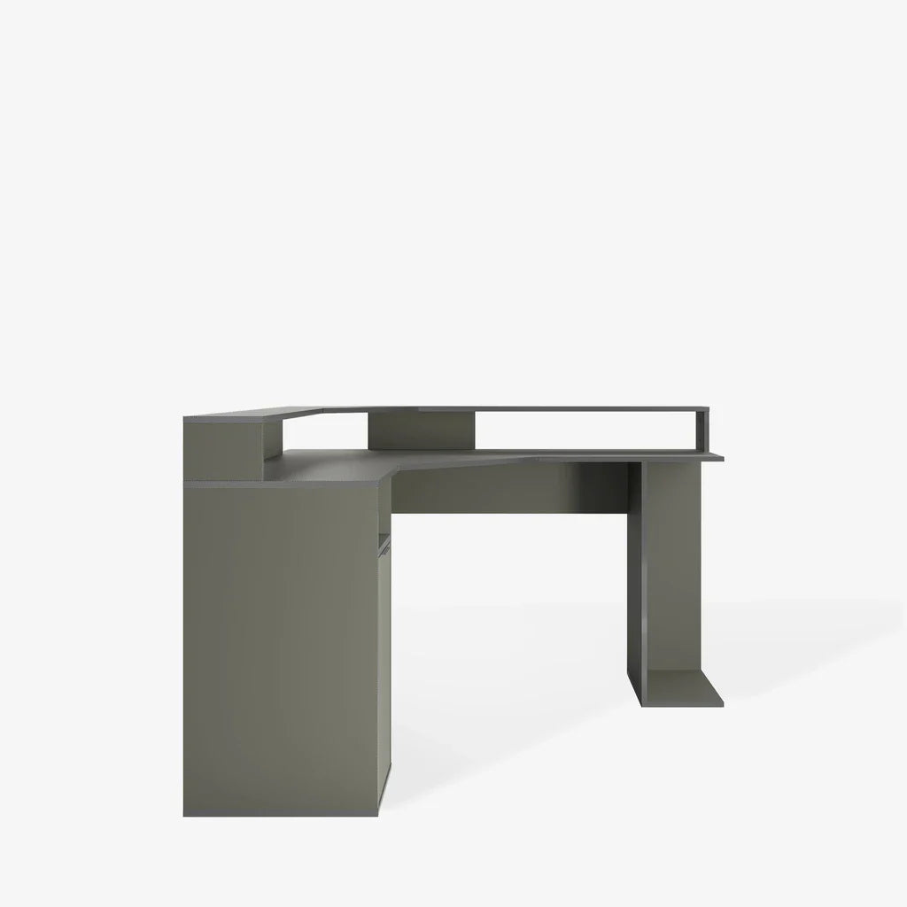 MO Carbon Corner Desk - Gray