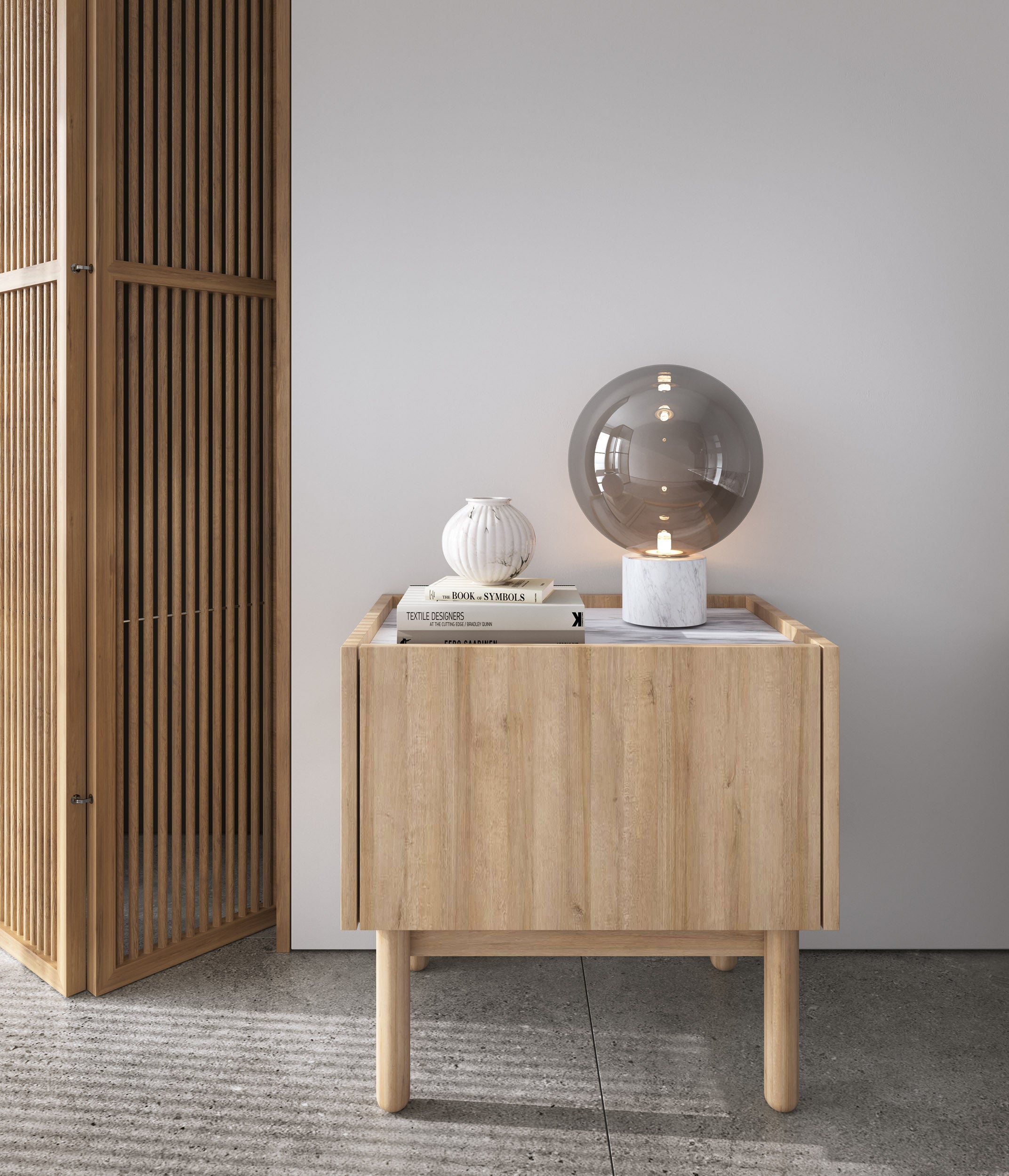 PI Boho Bedside Table S50  – Riviera Oak