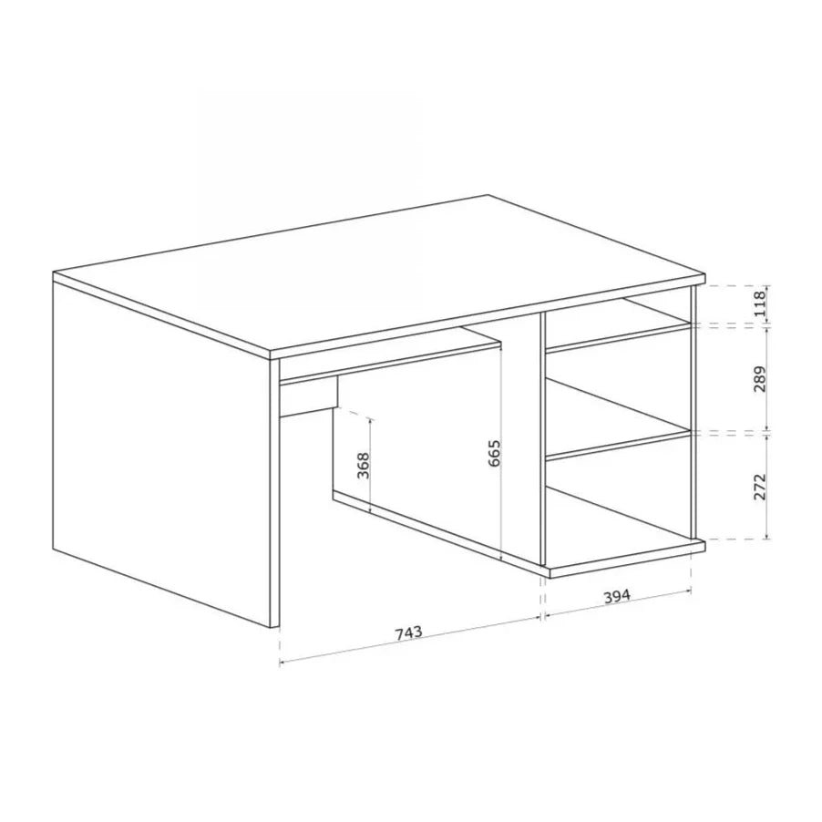 S-Cali Schreibtisch C-19