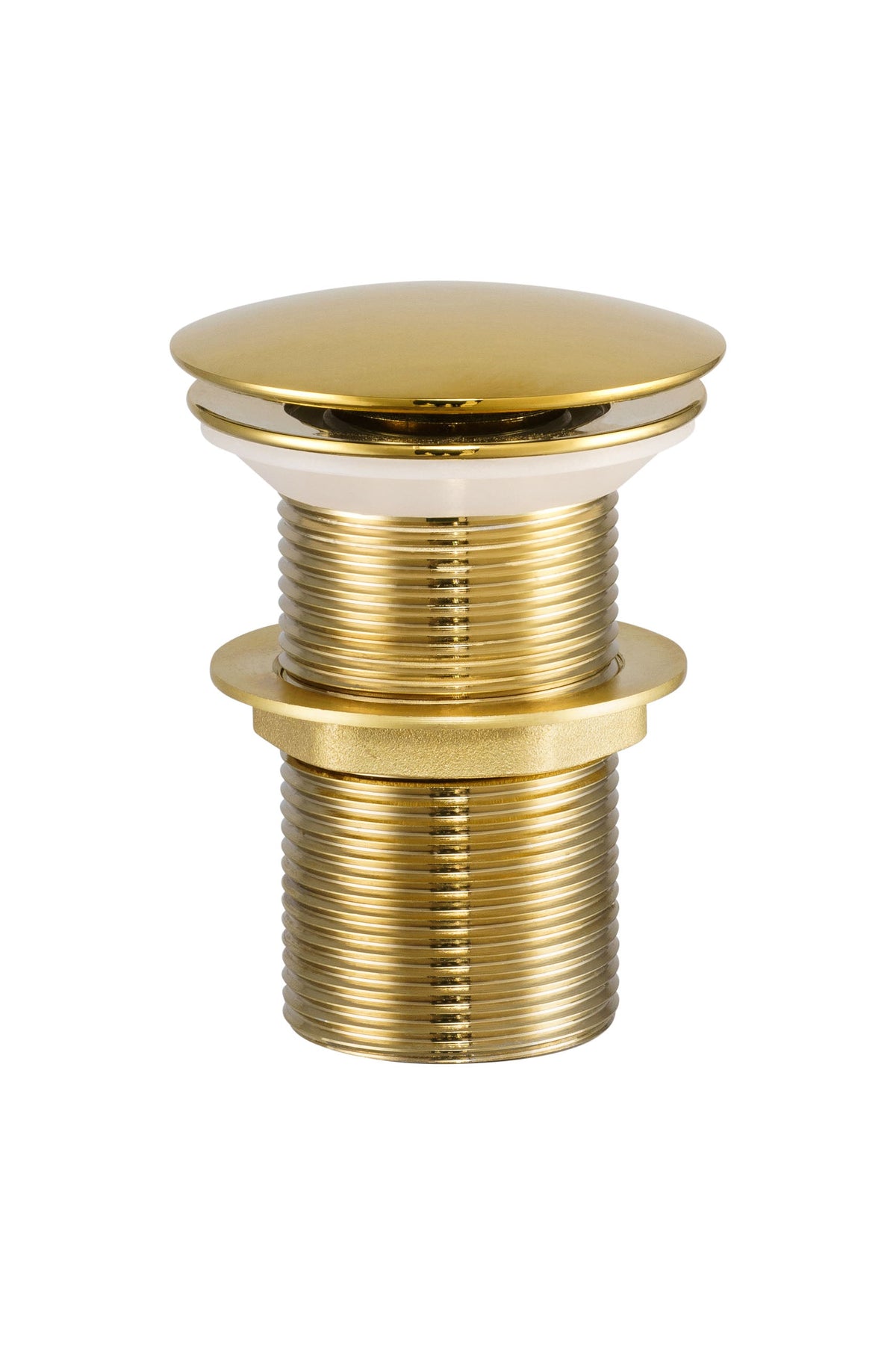 Click-Clack Waschtischablauf – Gold glänzend, T201G-3