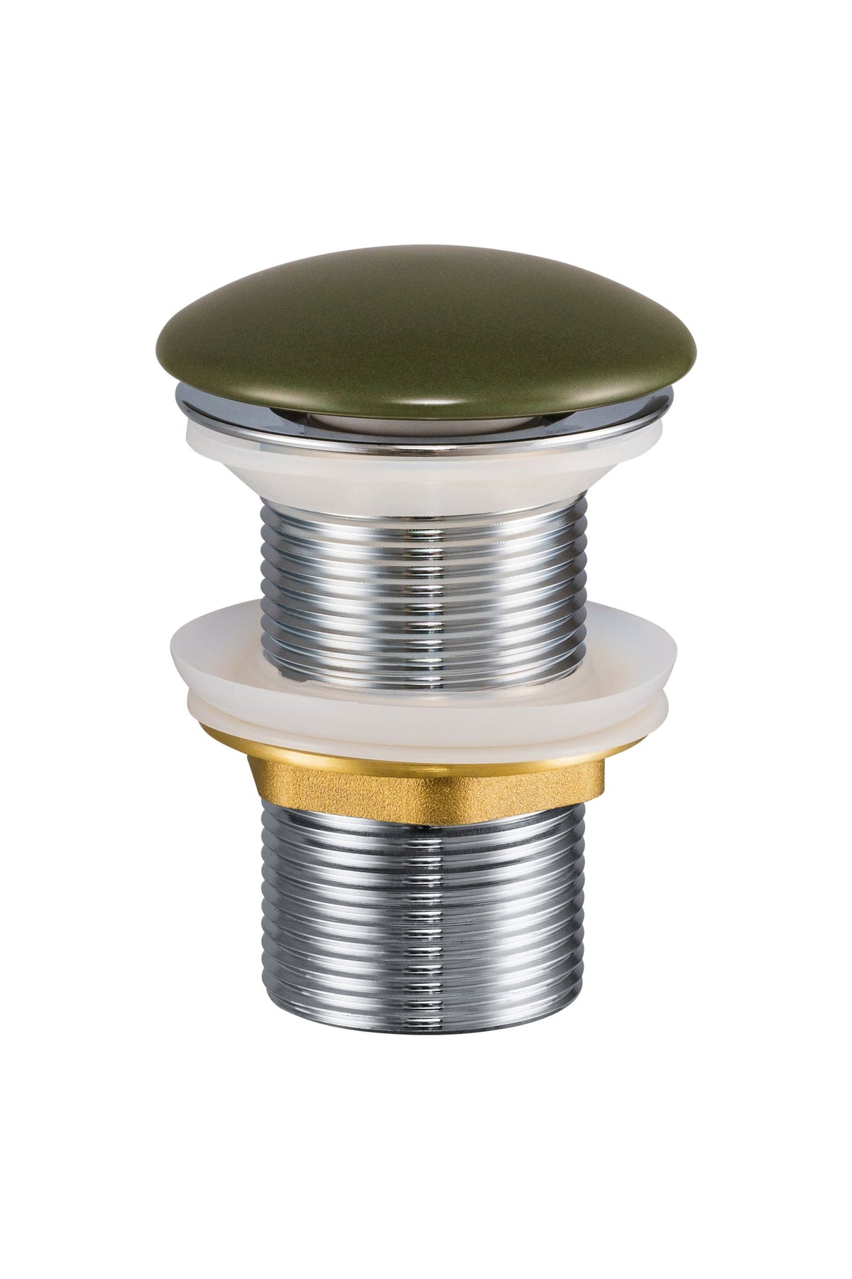 Click-Clack Waschtischablauf – Matt Forest Green, T201MFG-3