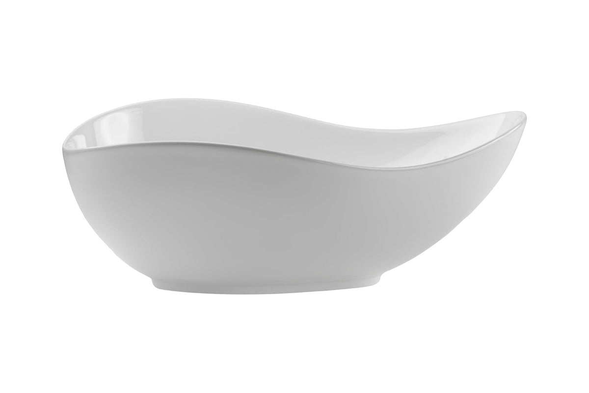 Cloud Free Aufsatzwaschbecken, glänzend weiß – Keramik, 51 cm