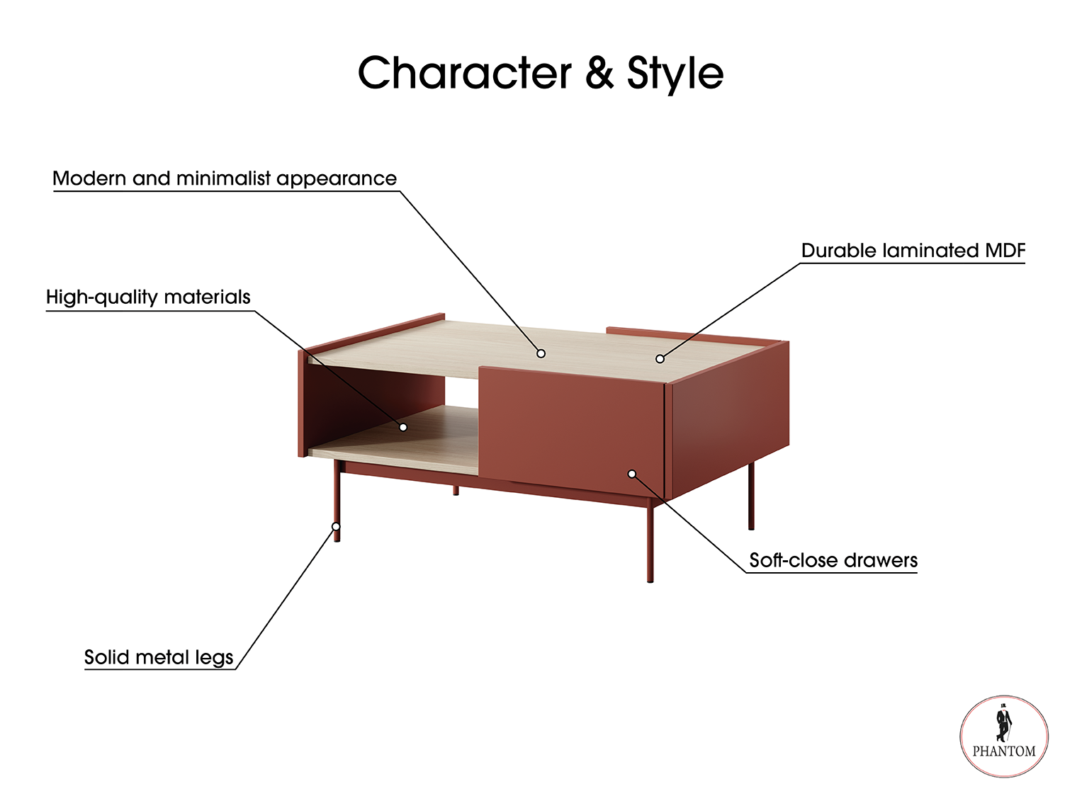 Color Coffee Table Cashmere