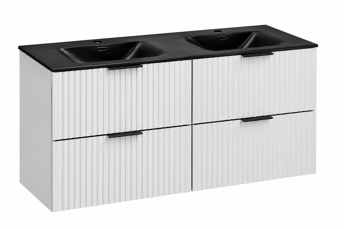 Adel White Vanity Unit Set 100 / 120 / 140 cm – Configure Your Bathroom