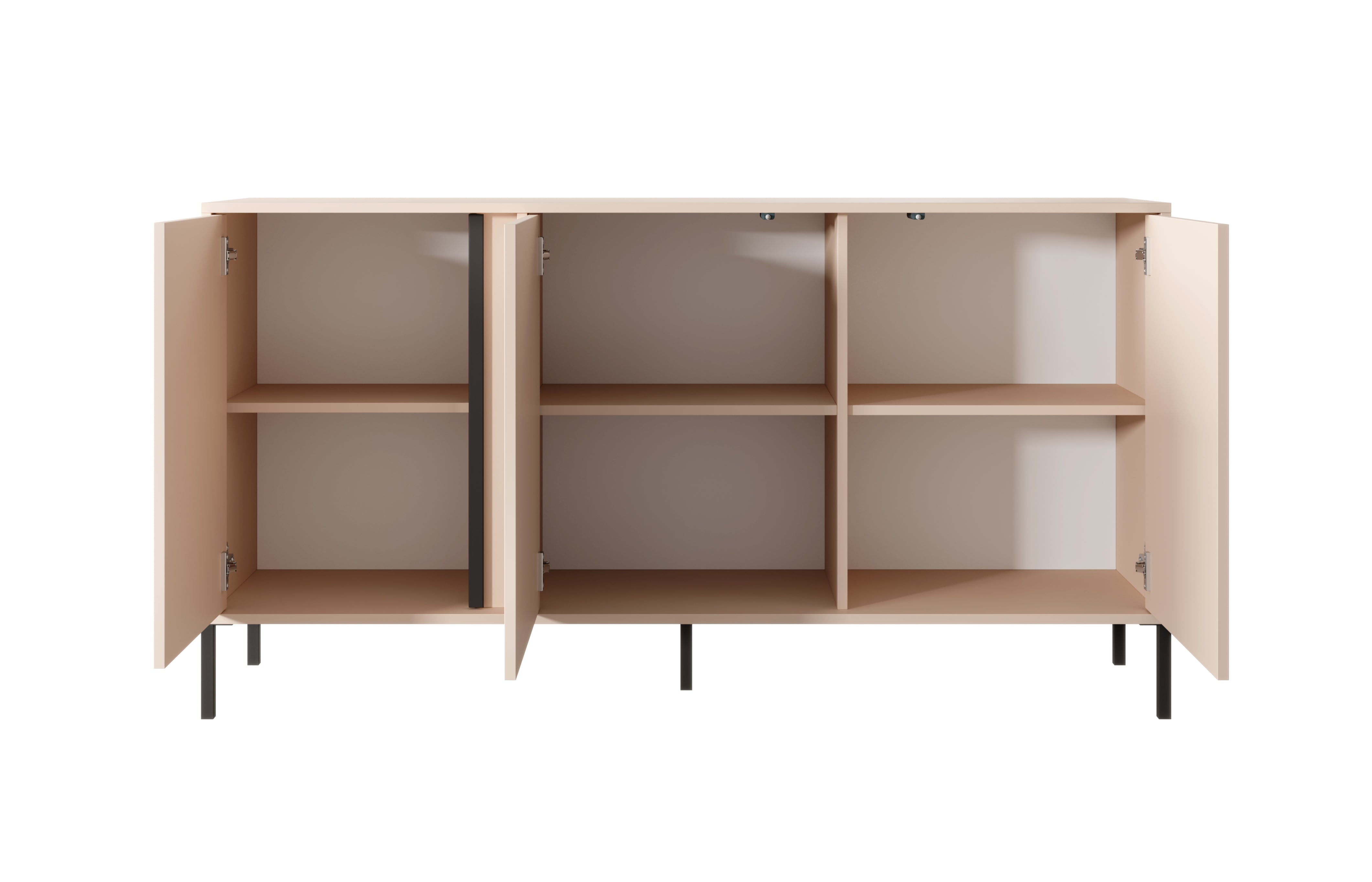 Lask Dast Sideboard 153 cm | 3-Door Storage Cabinet