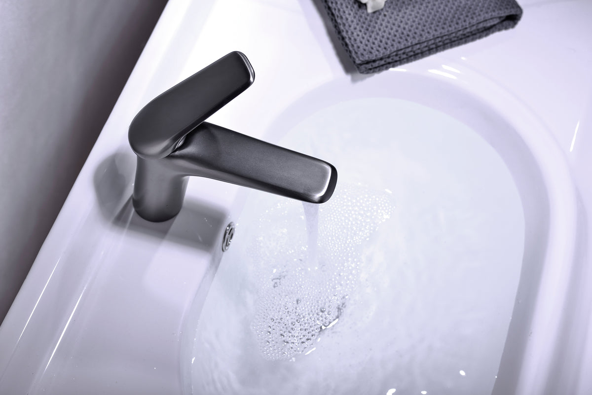 Niagara Waschtischarmatur Low – Gun Grey, 86001GG