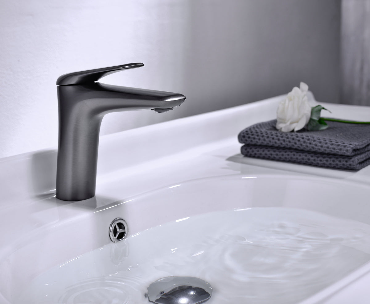 Niagara Waschtischarmatur Low – Gun Grey, 86001GG
