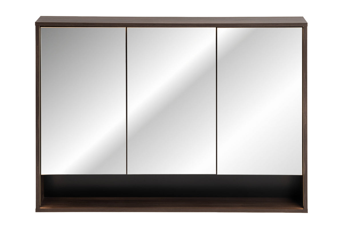 Dorothy Ristretto Spiegelschrank 120 cm 3 Türen – Ristretto Eiche