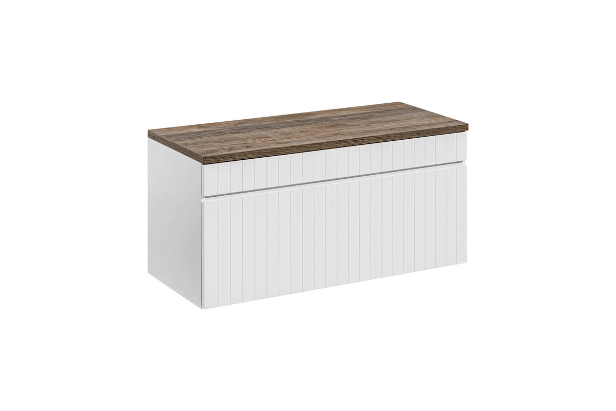 Ikonischer Waschtischunterschrank in Weiß 60 / 80 / 100 / 120 / 140 / 180 cm – Konfigurieren Sie Ihr Badezimmer