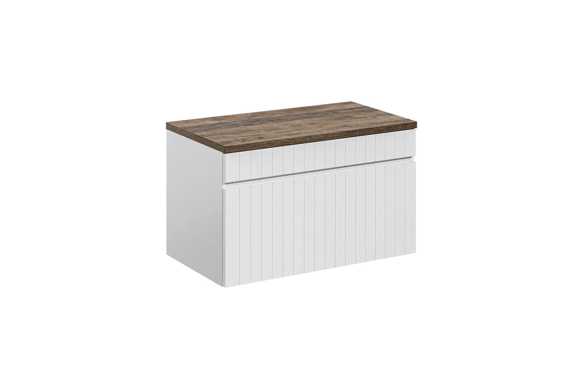 Ikonischer Waschtischunterschrank in Weiß 60 / 80 / 100 / 120 / 140 / 180 cm – Konfigurieren Sie Ihr Badezimmer