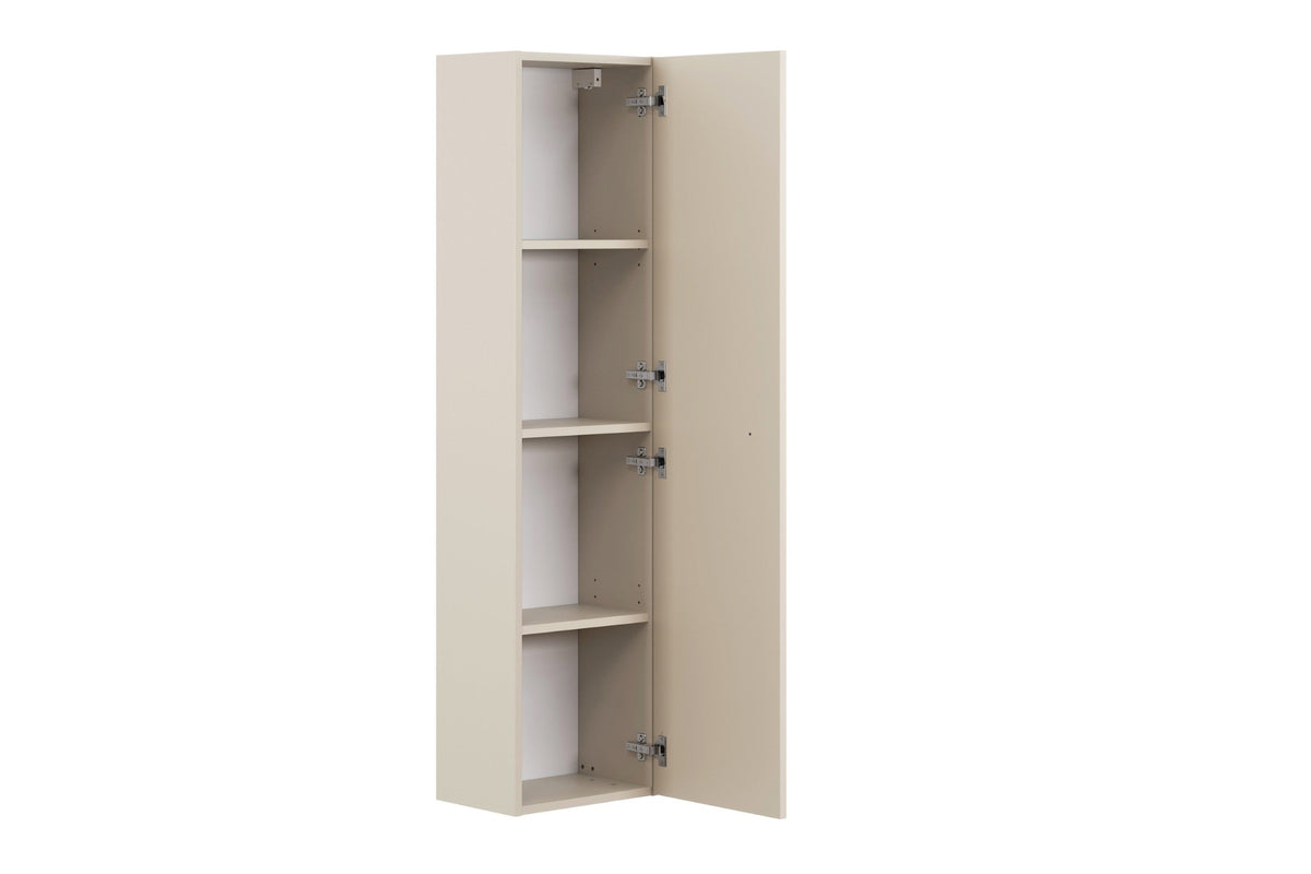 Donna Sand Hochschrank 1 Tür – Sandbeige, 35 cm