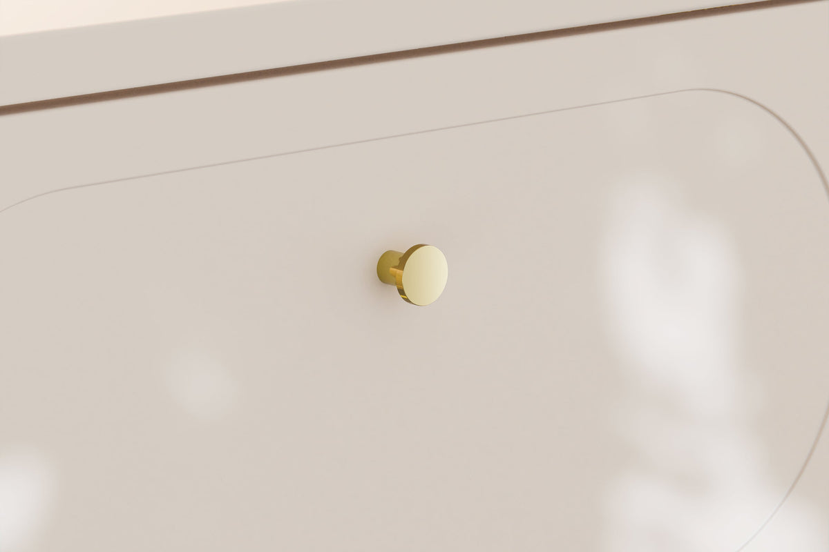 Donna Sand Vanity Unit 2 Drawers – Sand Beige, 60/80/120 cm – Configure Your Bathroom