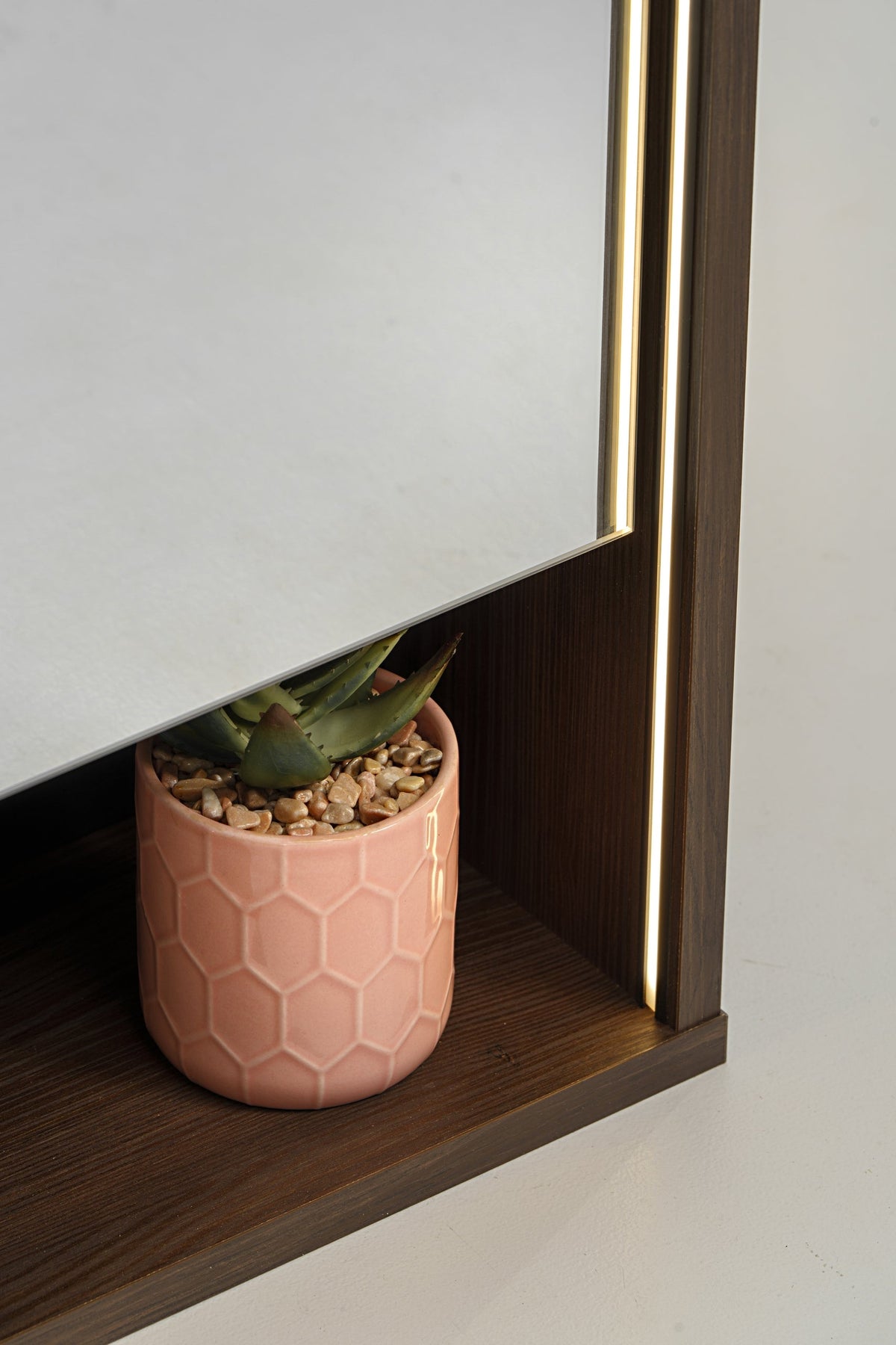 Dorothy Spiegelschrank Ristretto 80 cm 2 Türen – Ristretto Eiche
