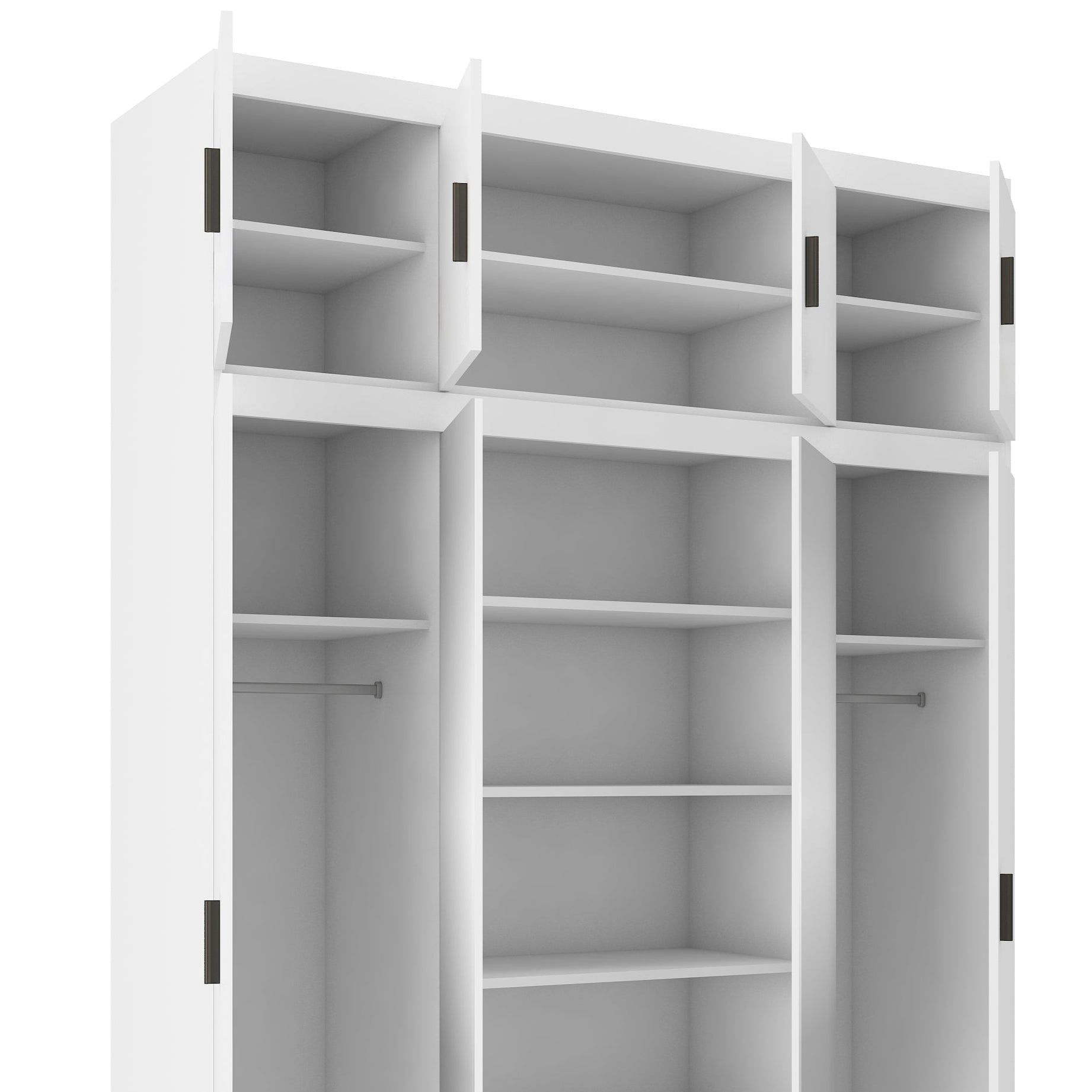 LE Elena 4D NAELSO04 Oberschrank in Weiß