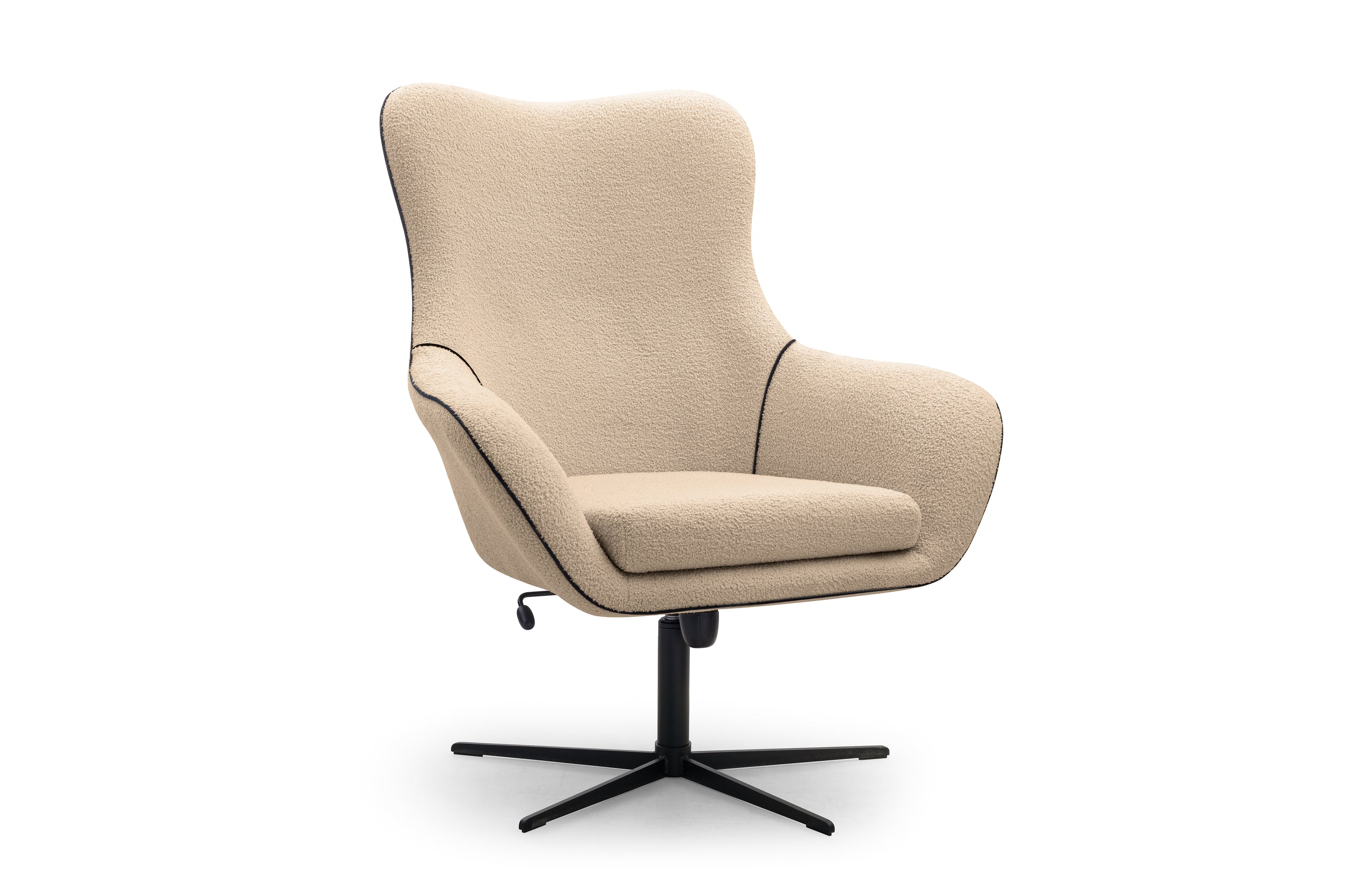 Lask ELIS Swivel Armchair – 88 x 88–106 cm