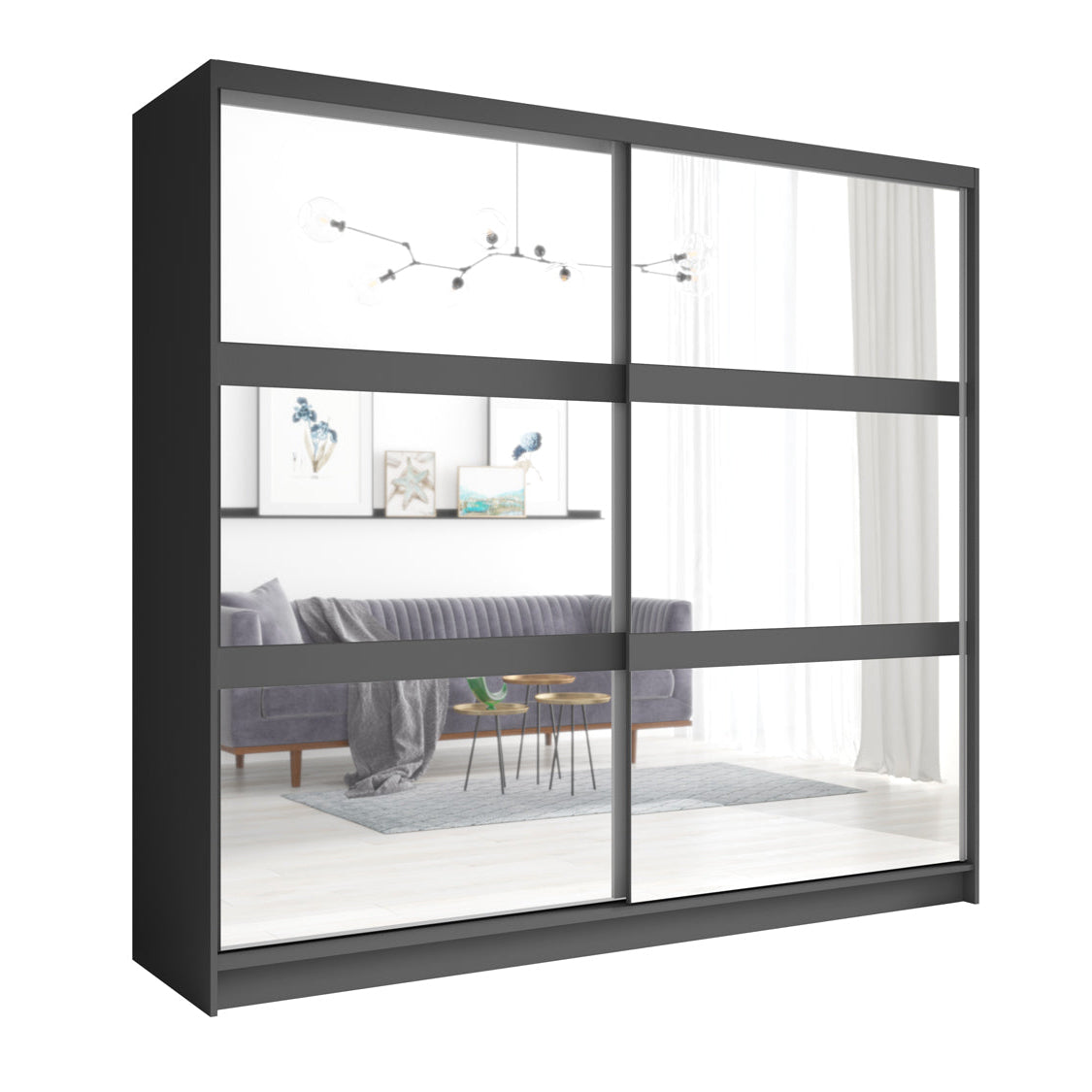 MO Fino Graphit Schlafzimmer-Set